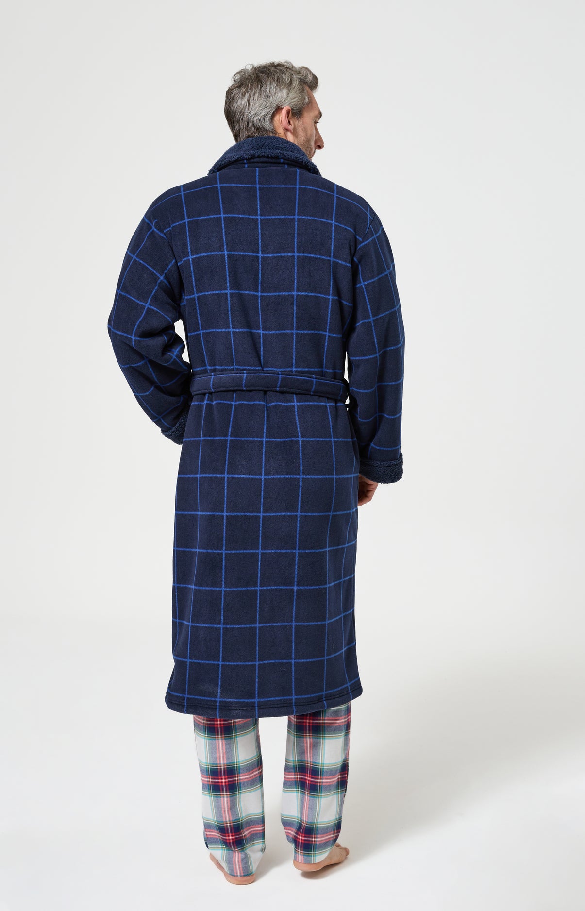 Robe de Chambre Homme polaire Windsor Marine 6