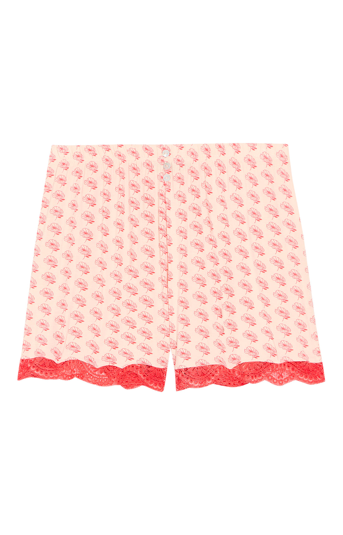 Short Femme Fleur safi Rose 3