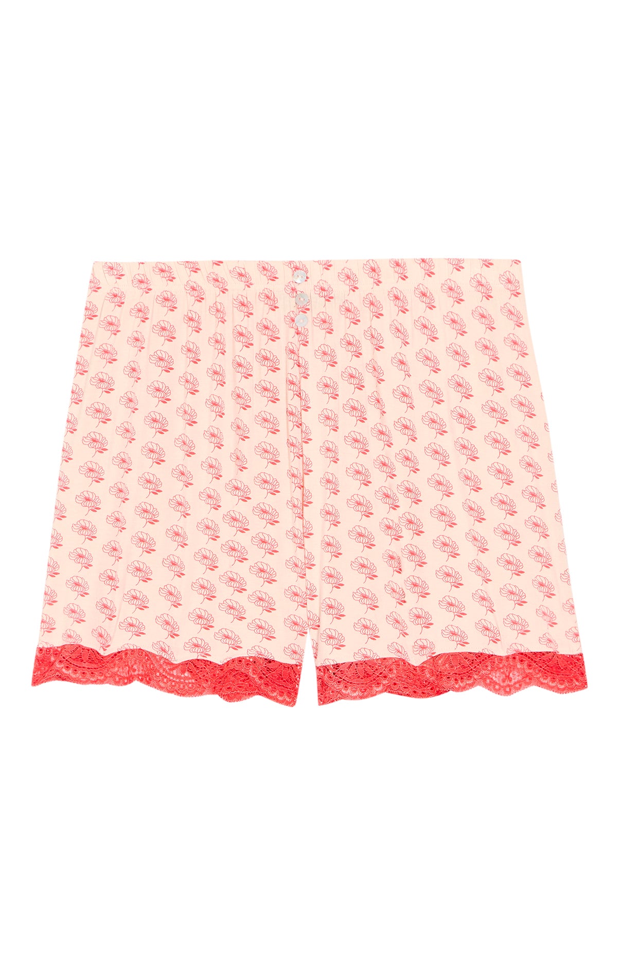 Short Femme Fleur safi Rose 3