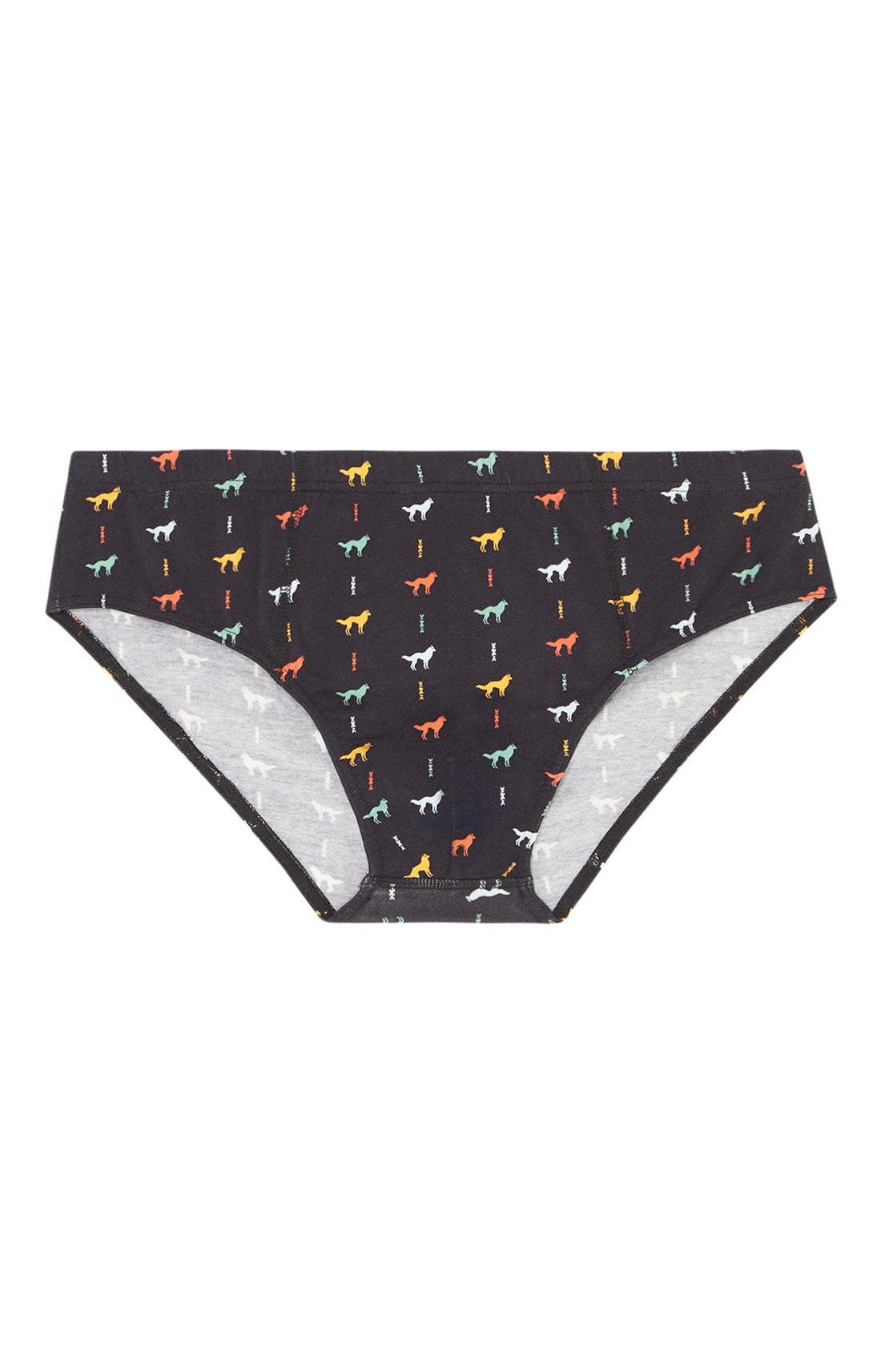 Slip Homme Jeune loup Noir 3