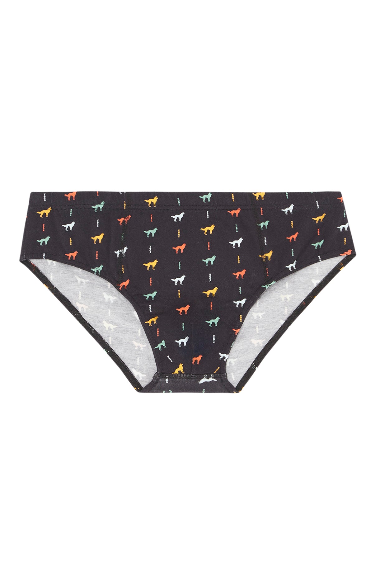 Slip Homme Jeune loup Noir 3