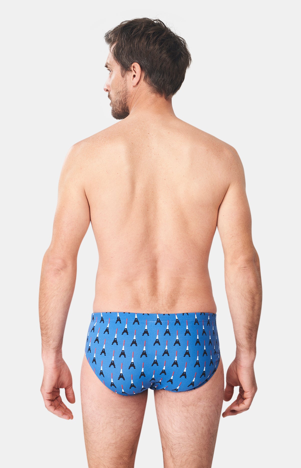 Slip Homme Tour Eiffel Bleu 5