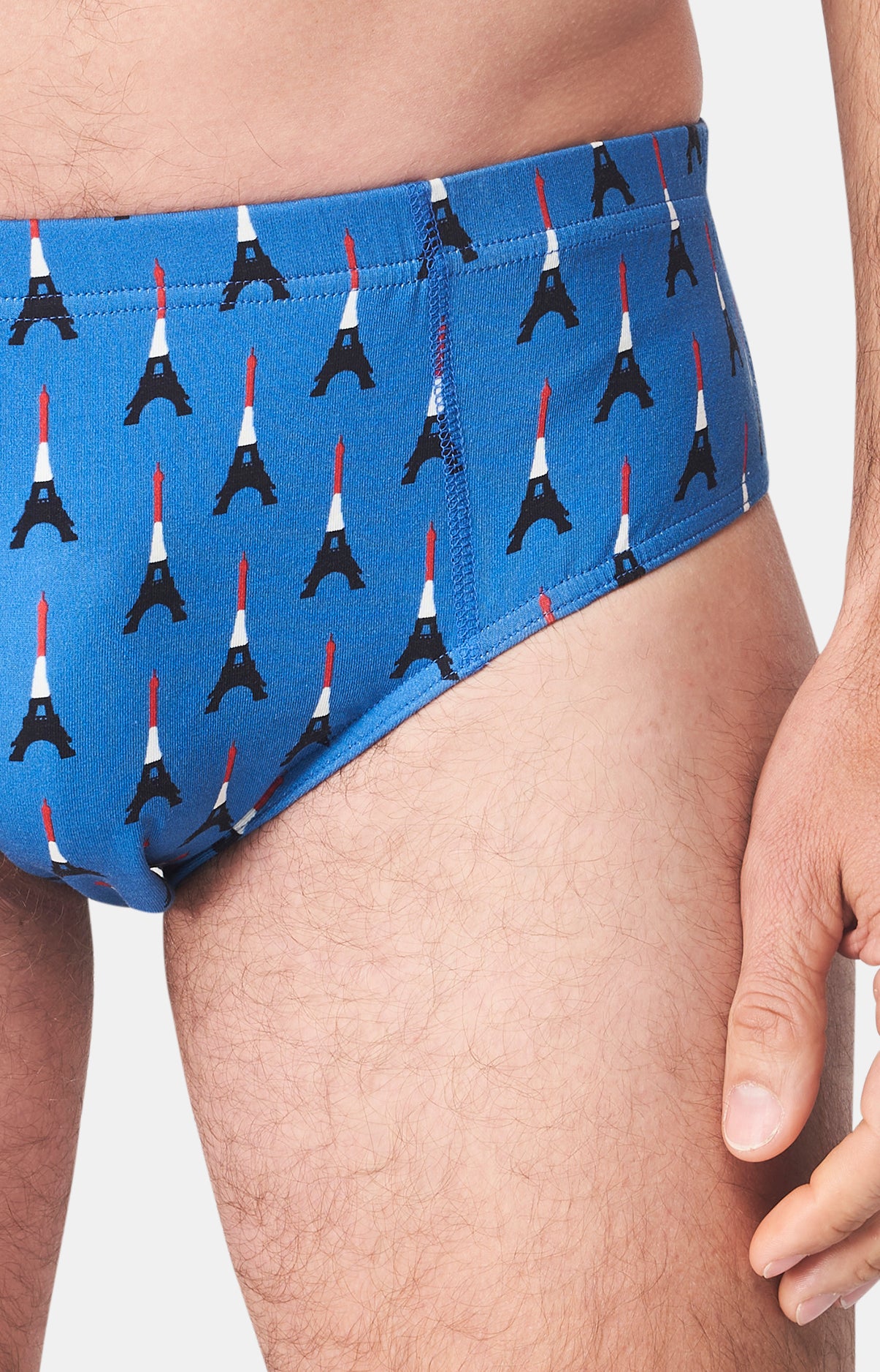 Slip Homme Tour Eiffel Bleu 2