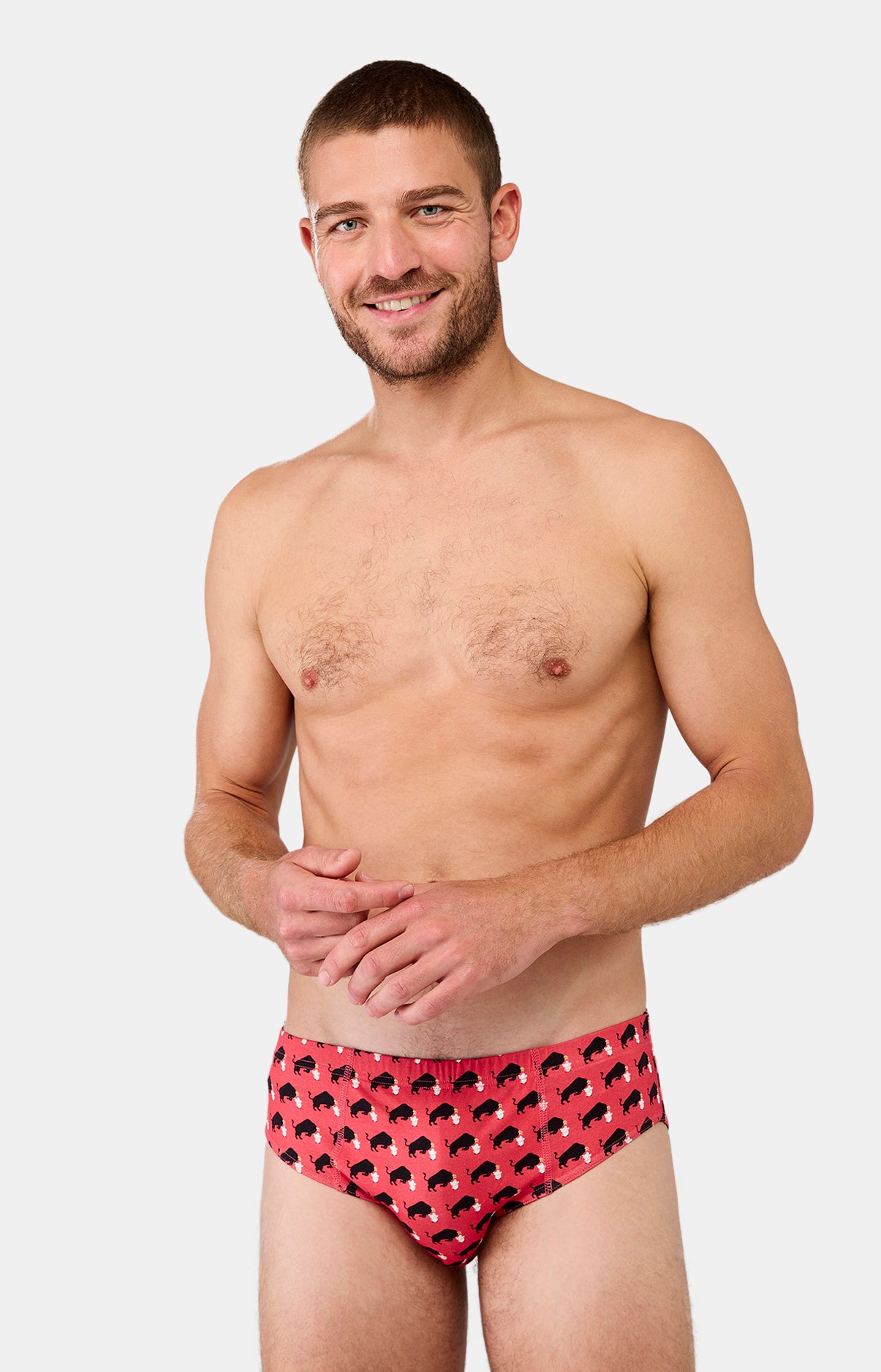 Coton Biologique Mec En Culotte Boxer Court En Coton BIO Bleu