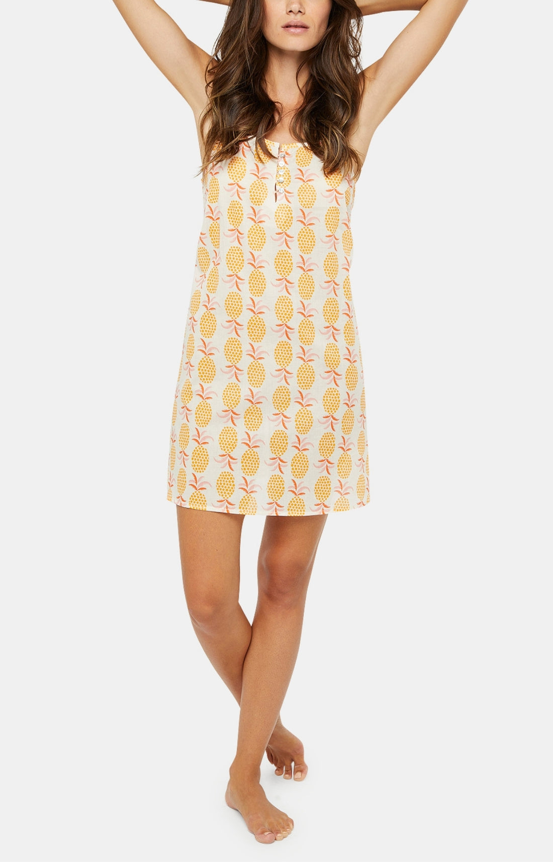 Nuisette Femme Ananas Jaune 1
