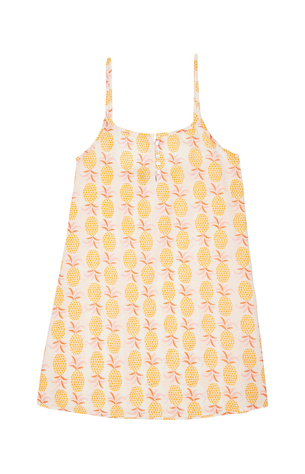 Nuisette Femme motif ananas Jaune 3