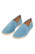 Espadrilles en cuir bleu Homme 1