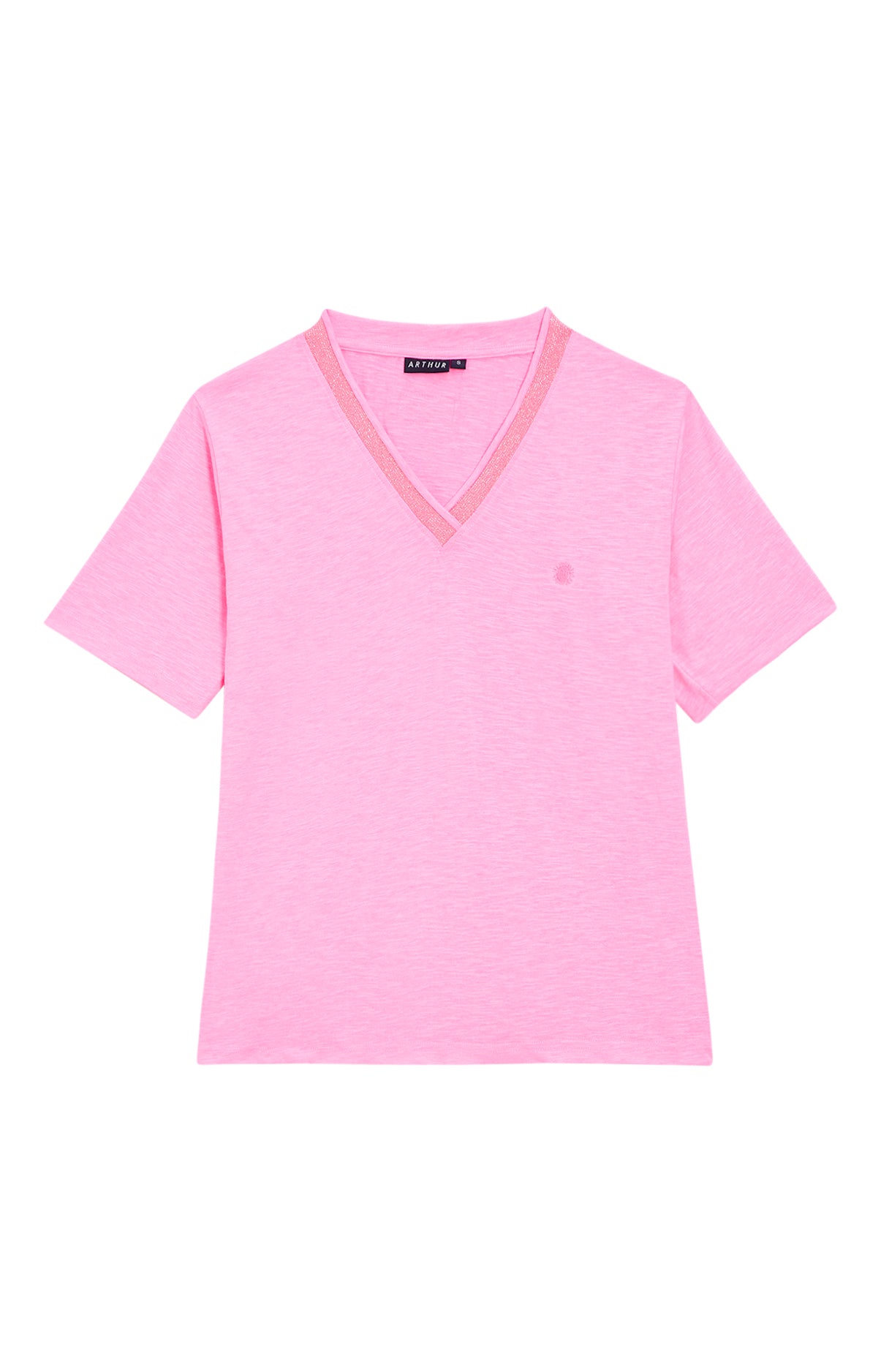 Tee-shirt Femme fluo Rose 3