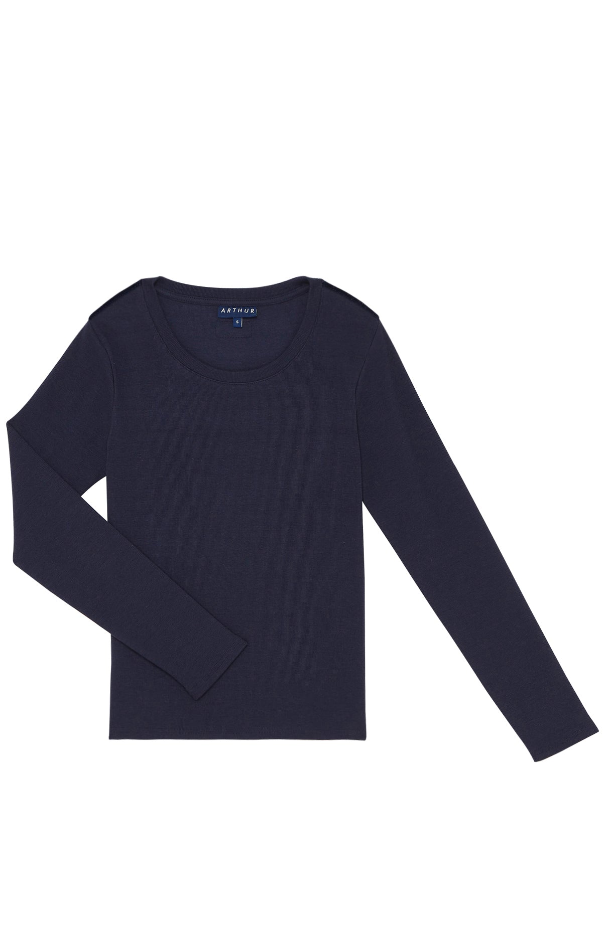 Tee-shirt Femme manches longues Coton Marine 15