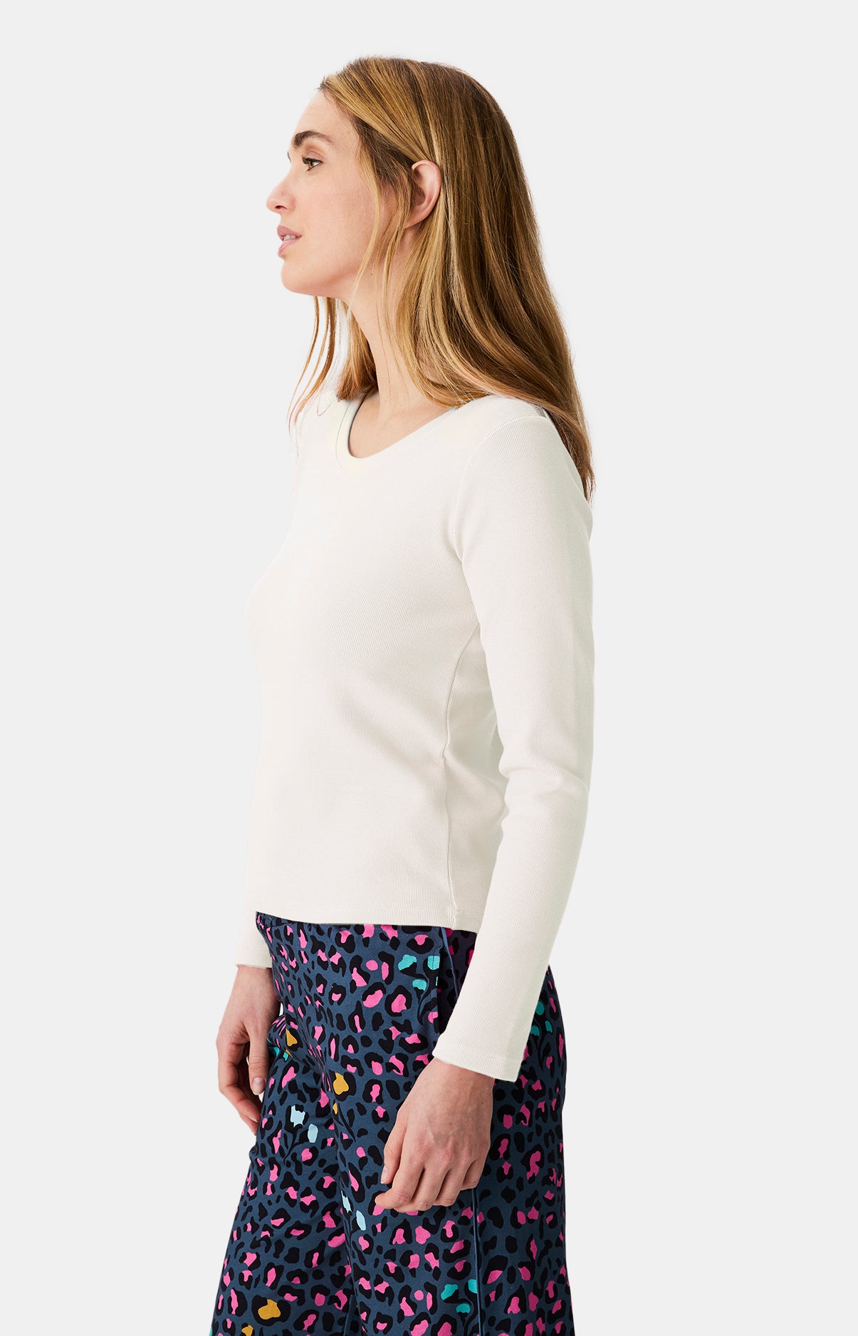 Hauts Femme shirt manches longues Crème IVOIRE 4