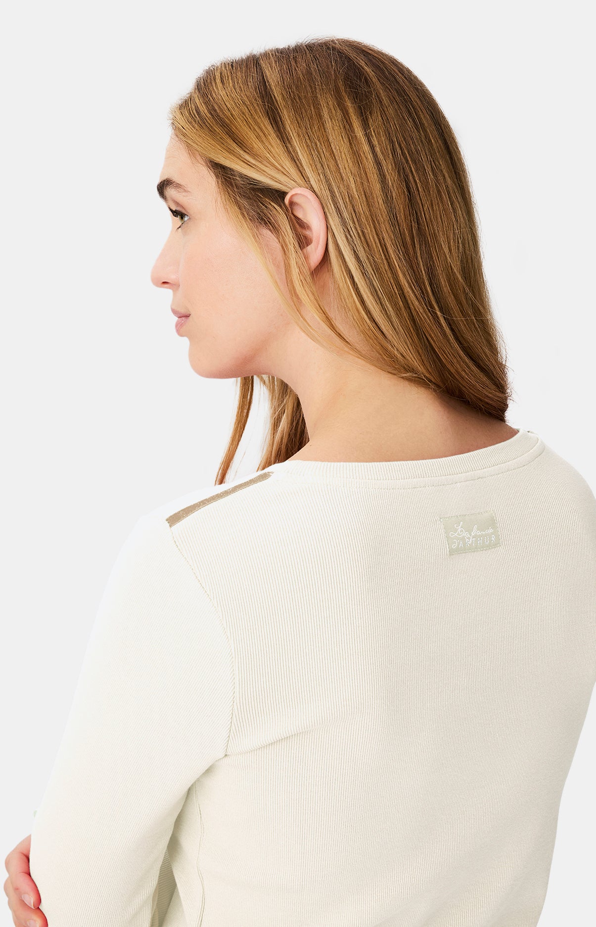 Hauts Femme shirt manches longues Crème IVOIRE 6