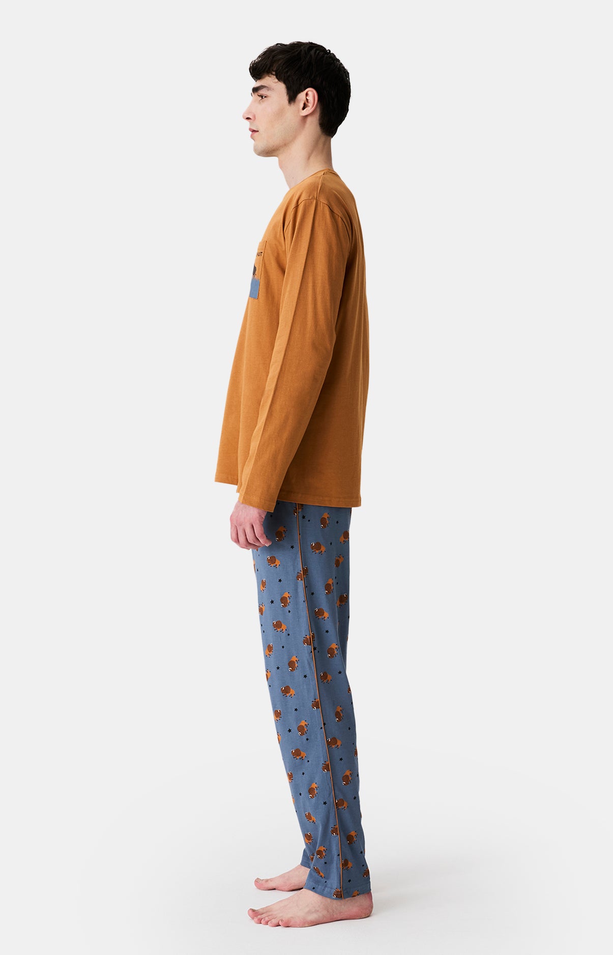 Pyjamas Homme En Plaine Nuit ARDOISE 5