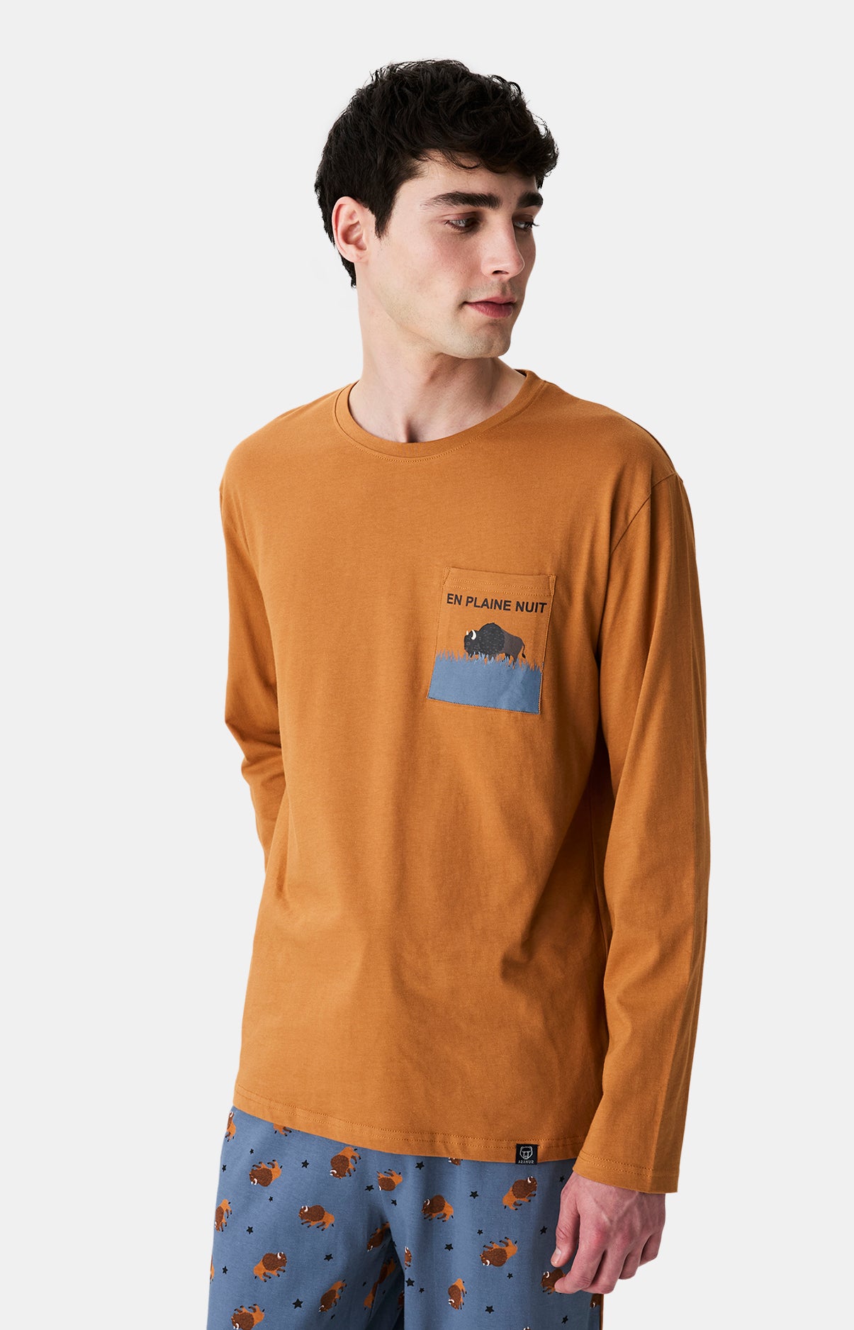 Pyjamas Homme En Plaine Nuit ARDOISE 7
