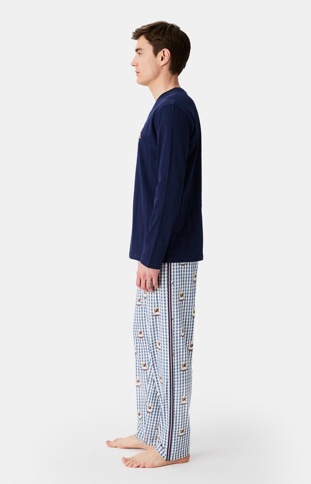 Pyjamas Homme A poêle GRIS 4