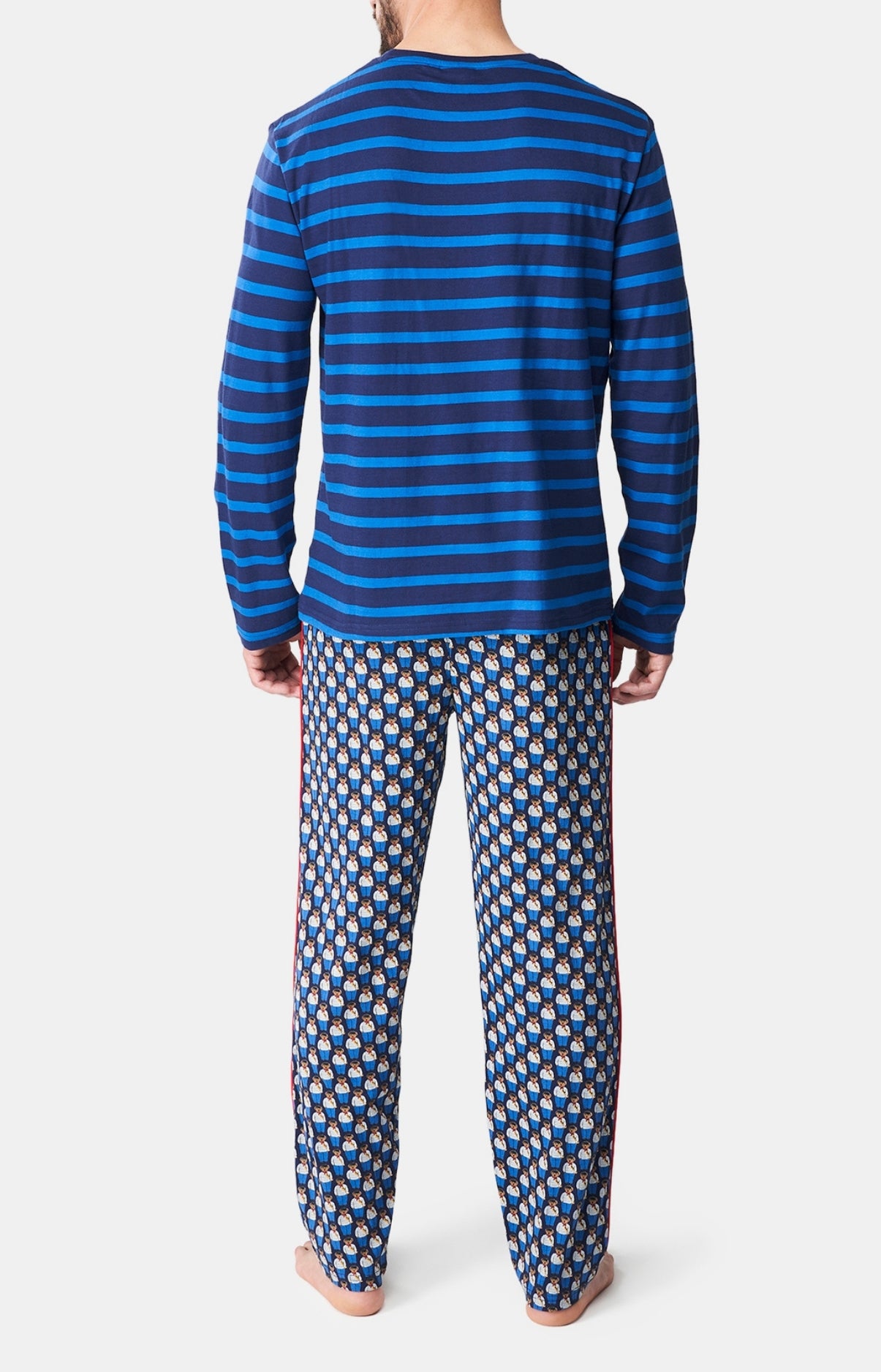 Pyjama long Femme Teddy In Paris Marine 5