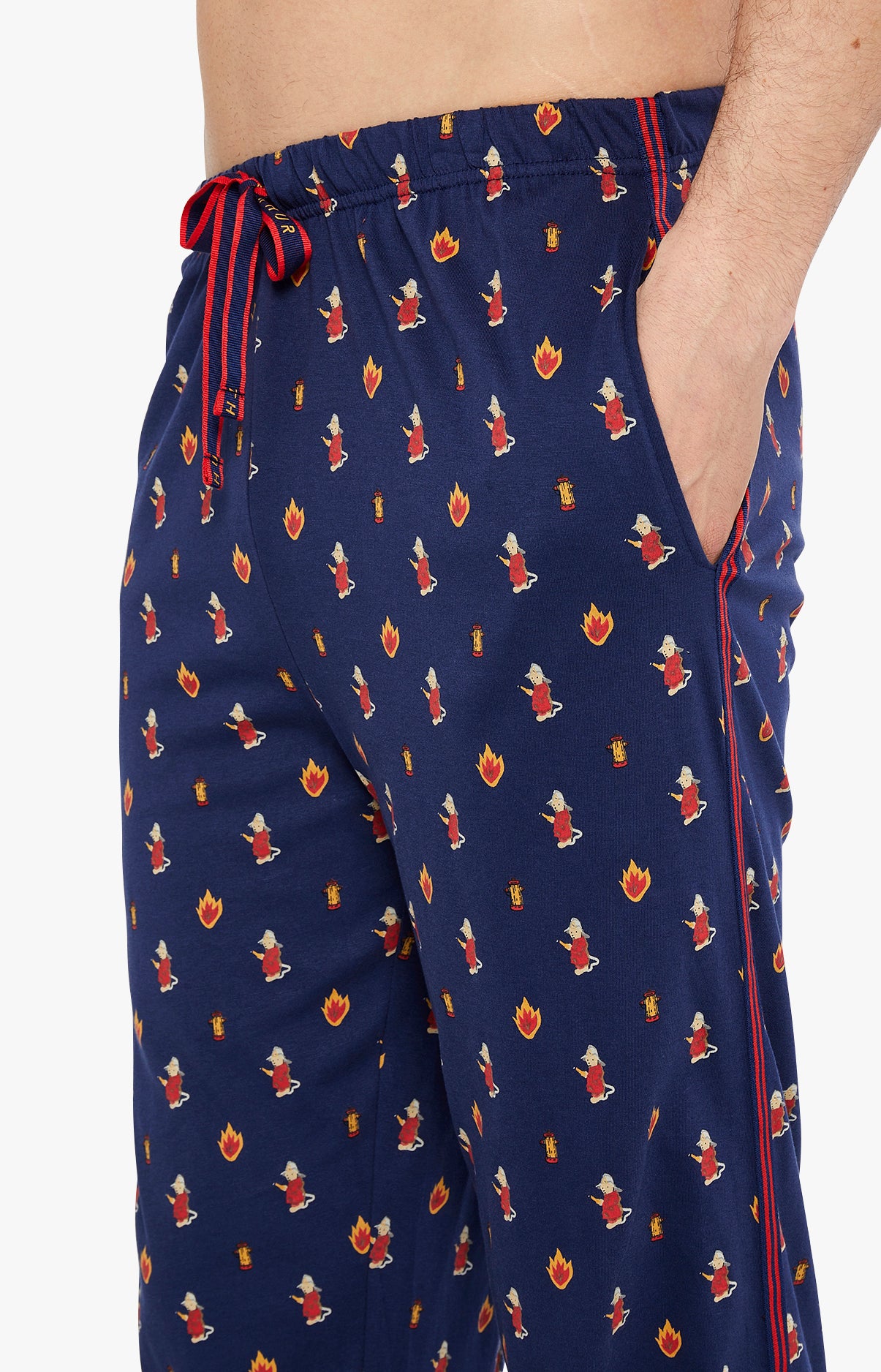 Pyjama long Homme On Fire Marine 6