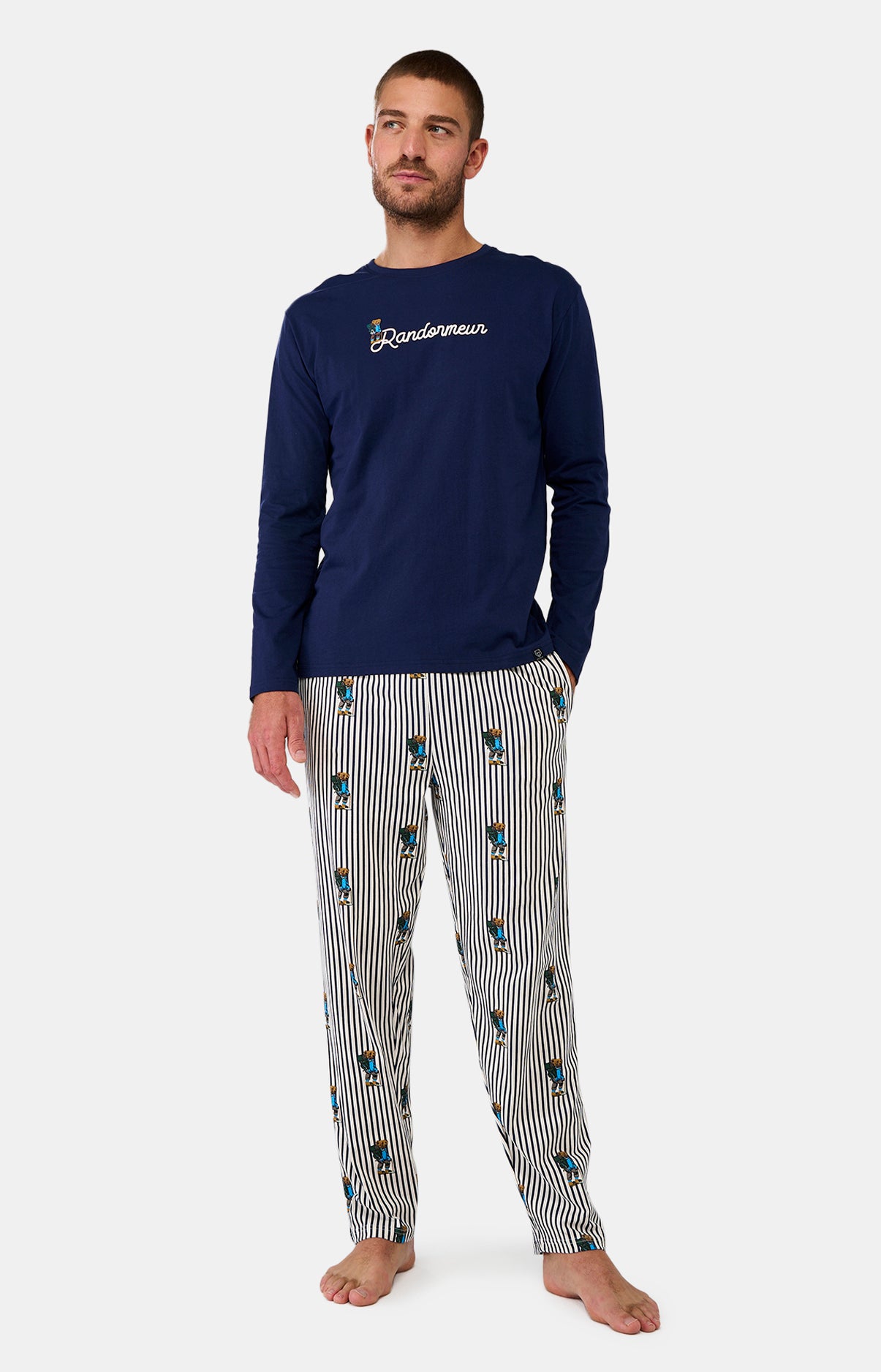 Pyjama long Homme Randormeur Marine 6