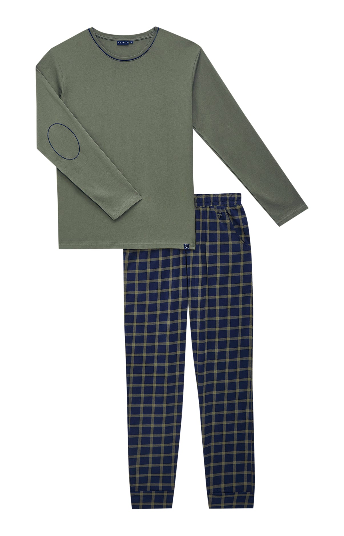 Pyjamas long Homme Sammy Kaki 3
