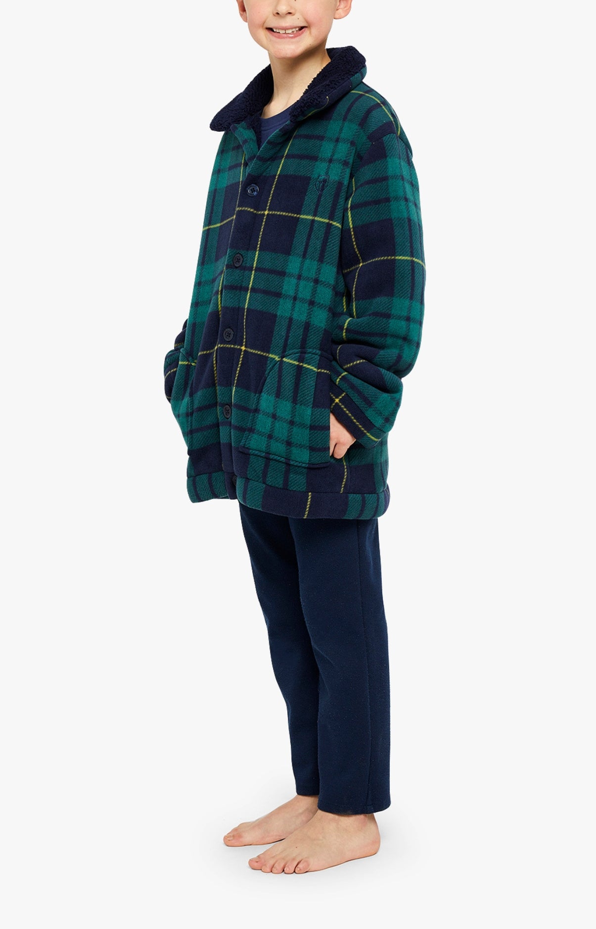 Veste Enfant Ecossais Vert 5