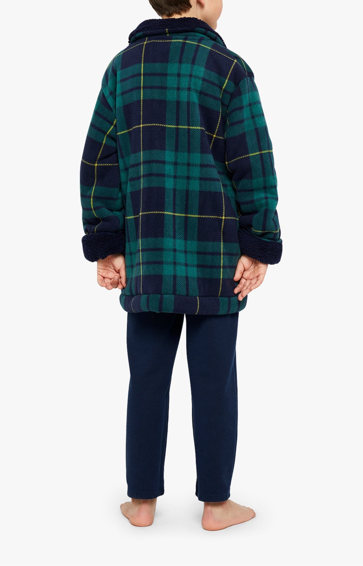 Veste Enfant Ecossais Vert 6