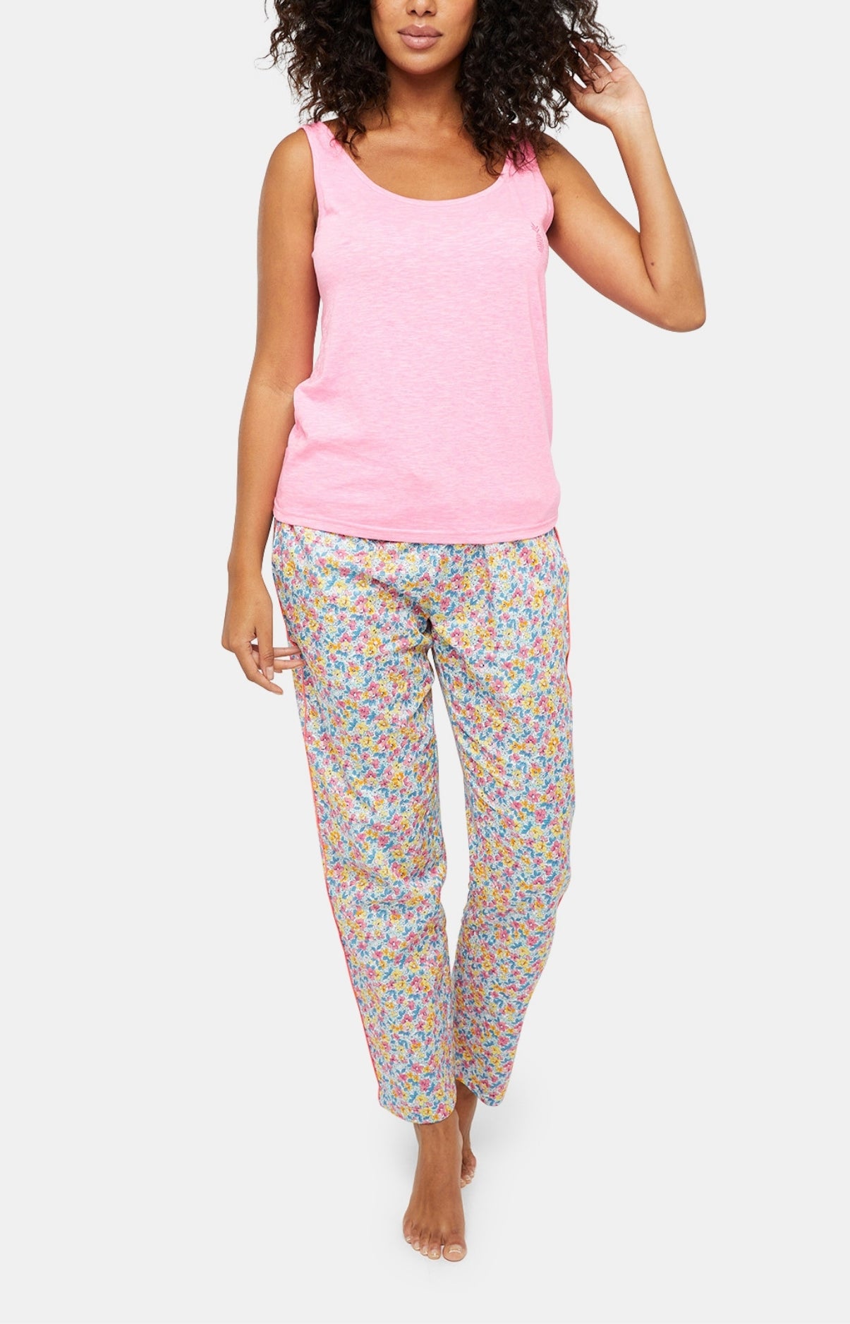 Pantalon Femme Fleur Multicolore 14