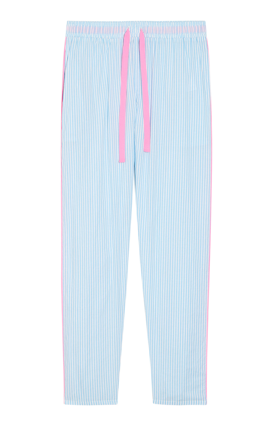 Pantalon Femme Rayure Bleu 3