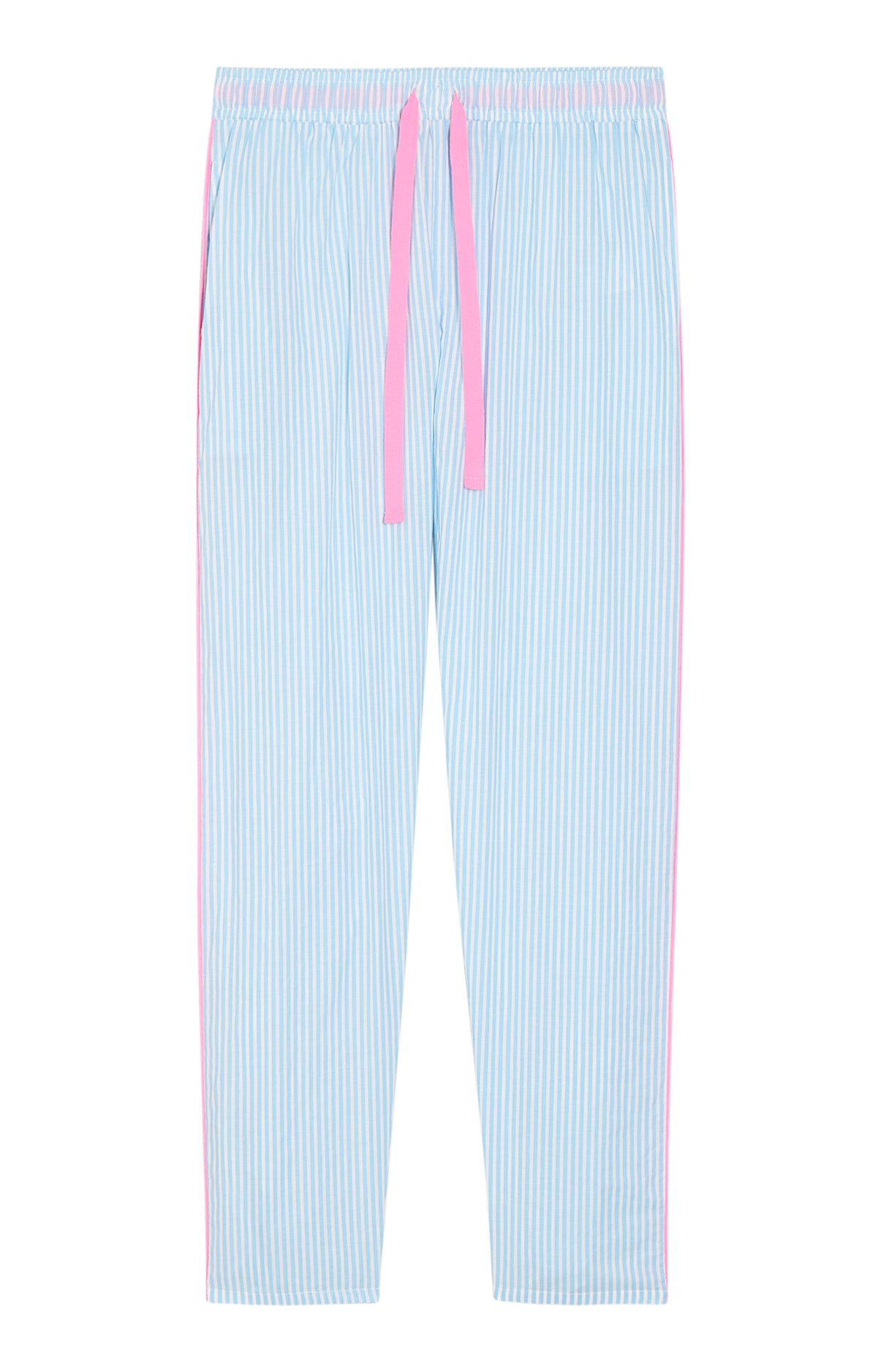 Pantalon Femme Rayure Bleu 3