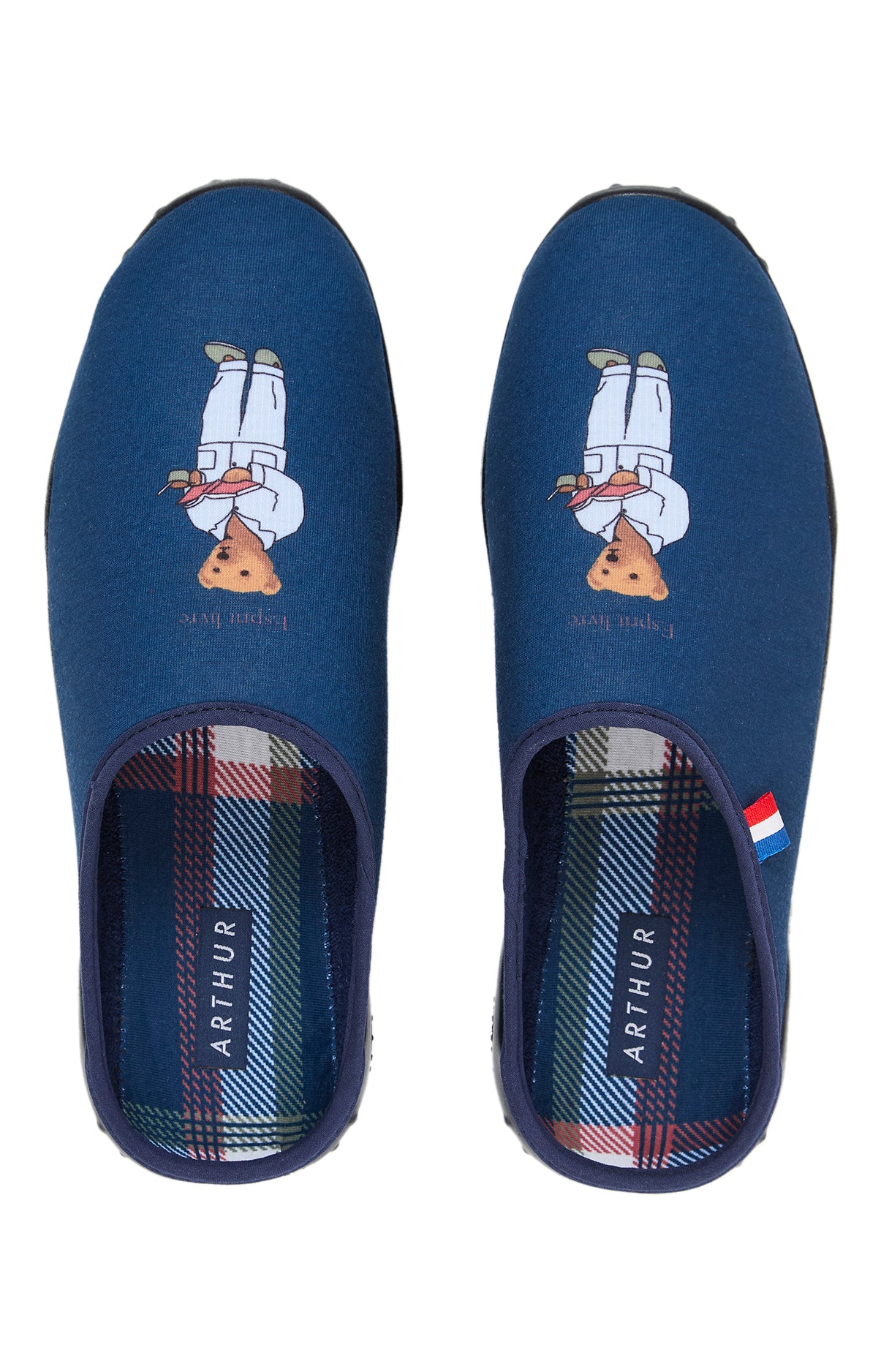 Chaussons Homme Esprit Livre MARINE 3
