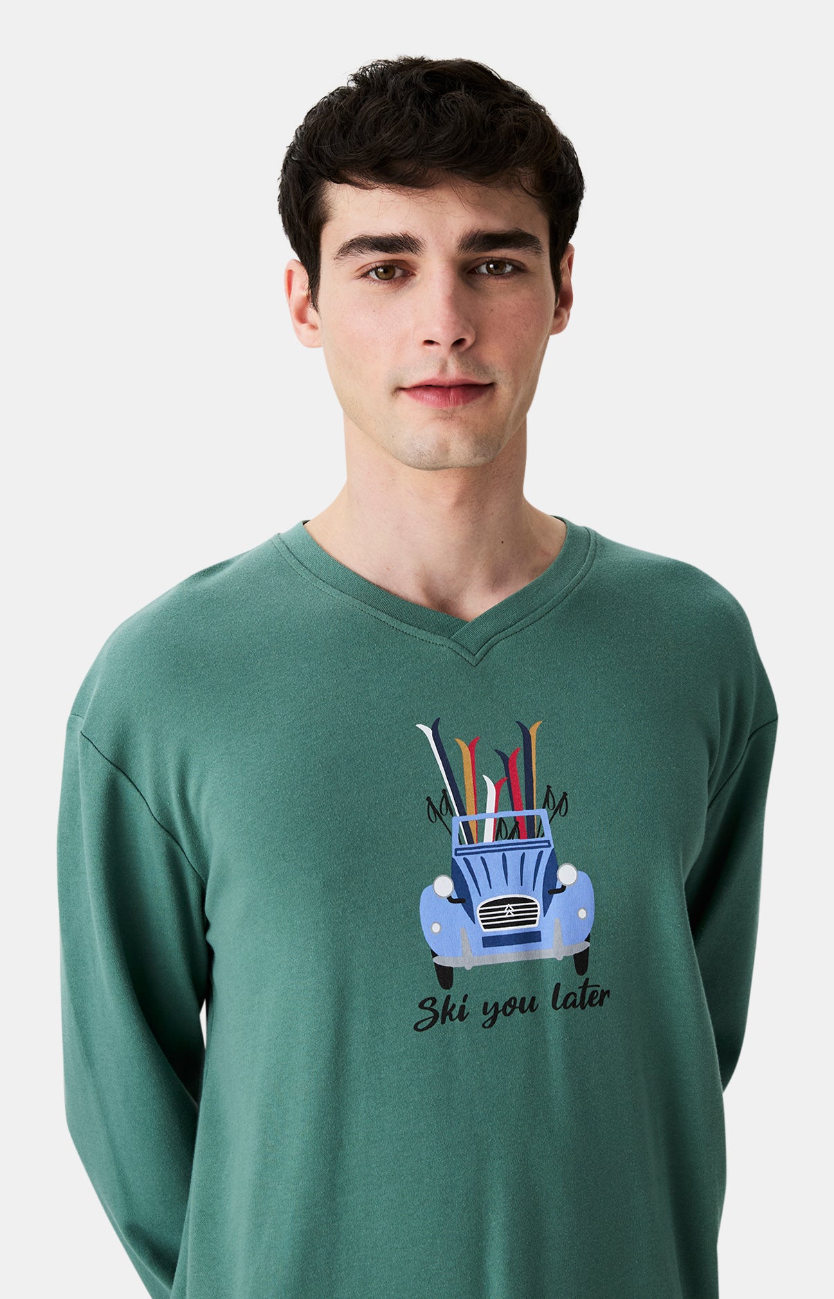 Pyjamas Homme Ski You Later MARINE 2