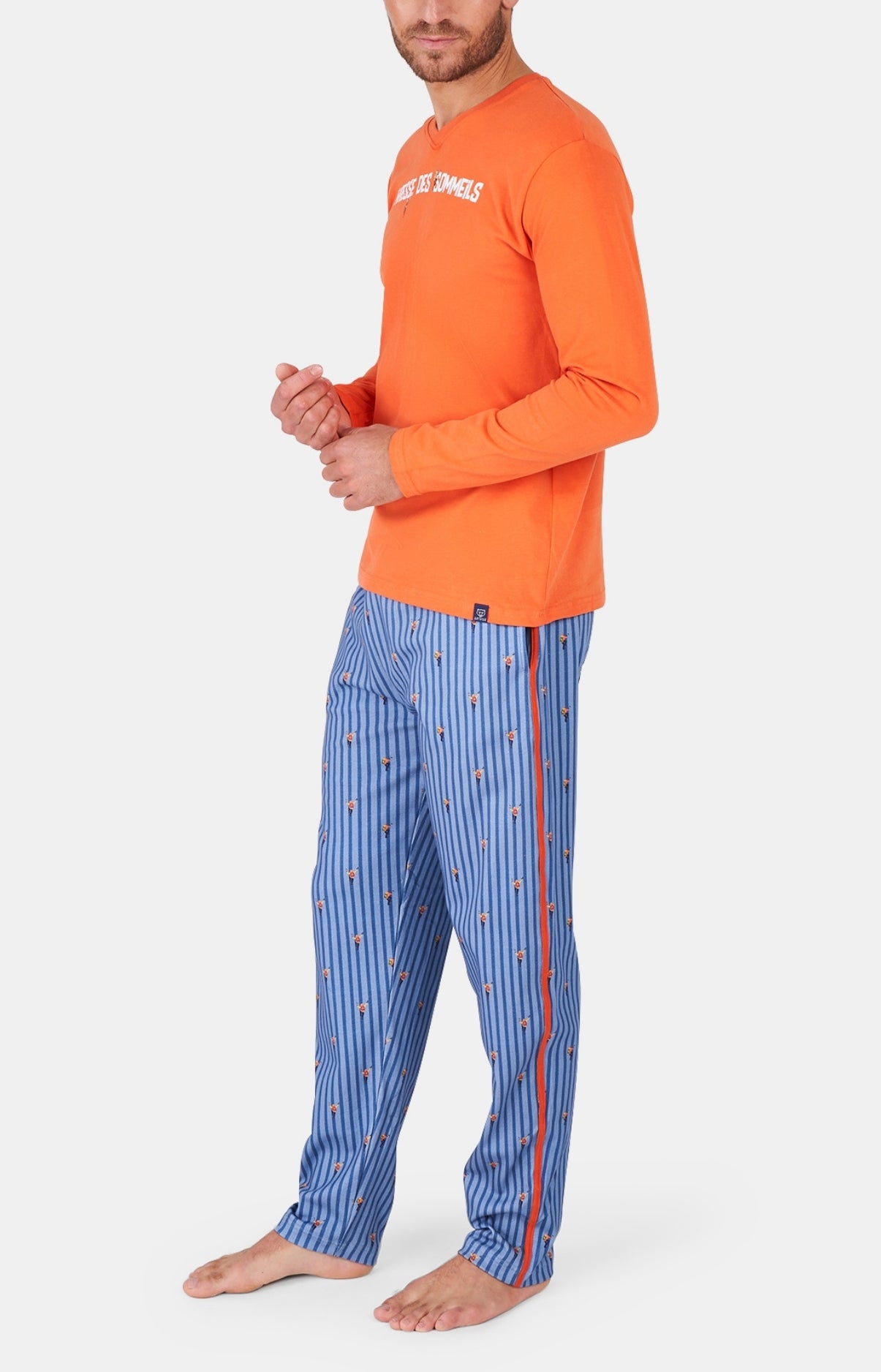 Pyjama long Homme Everest Bleu 4