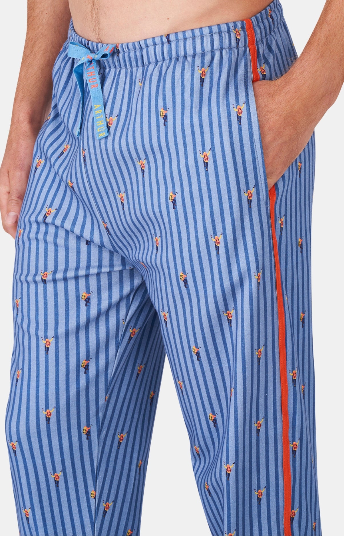 Pyjama long Homme Everest Bleu 6