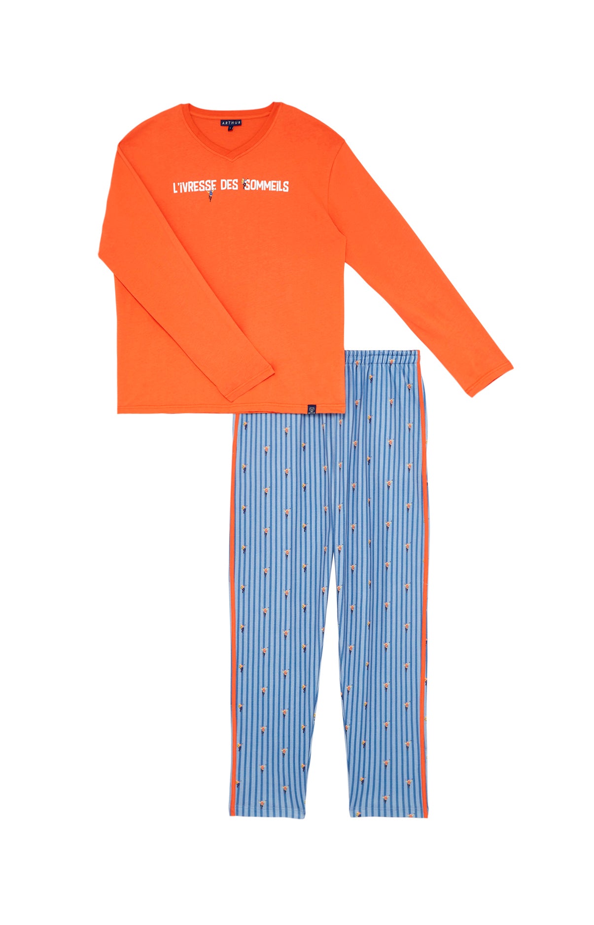 Pyjama long Homme Everest Bleu 3