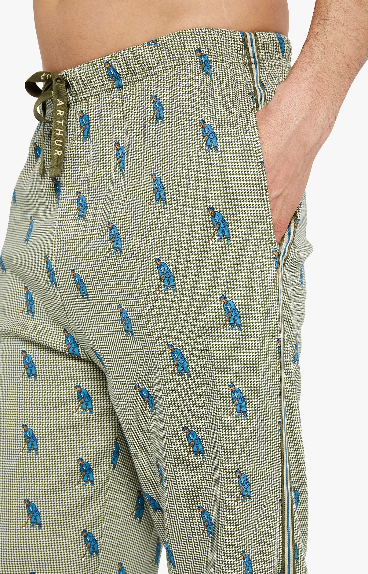 Pyjama long Homme Night Clubber Vert 12