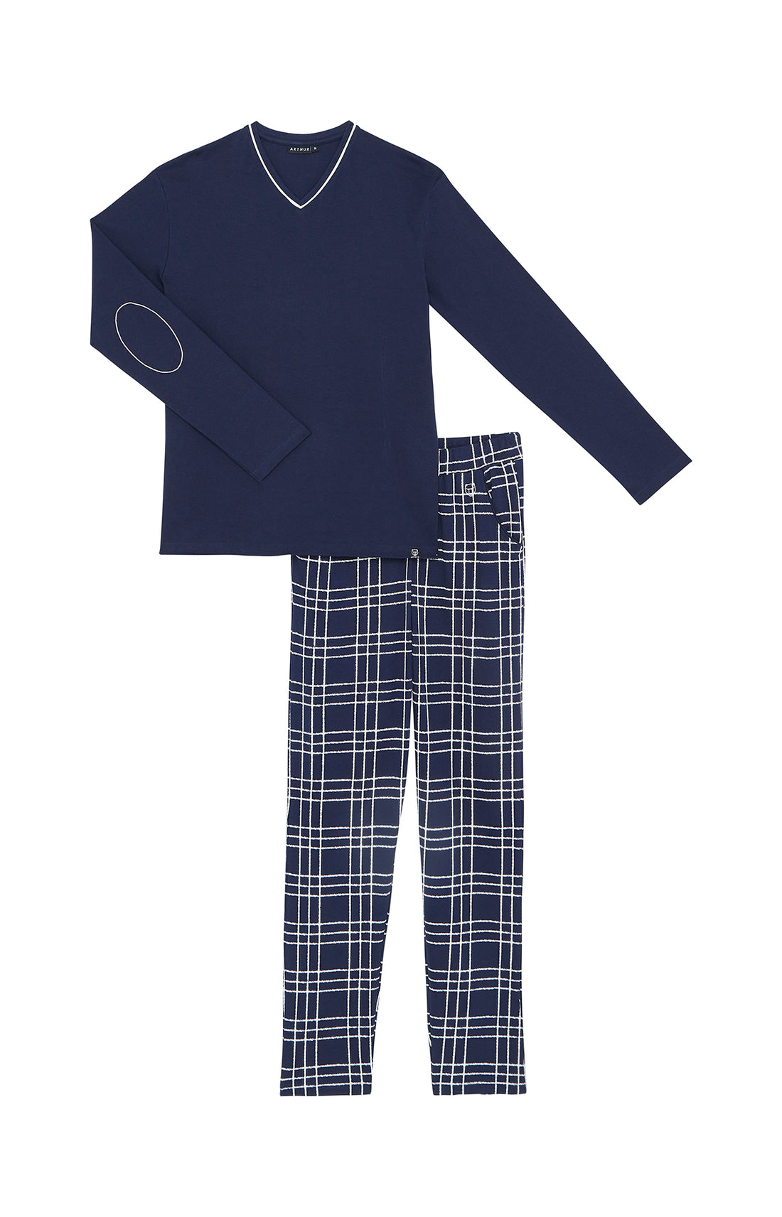 Pyjama long Homme Lewis Marine 3