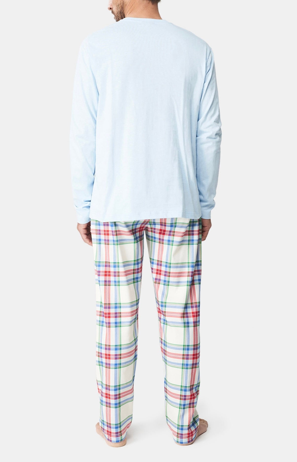 Pyjama long Femme Thé lit ski Blanc et Ivoire 5