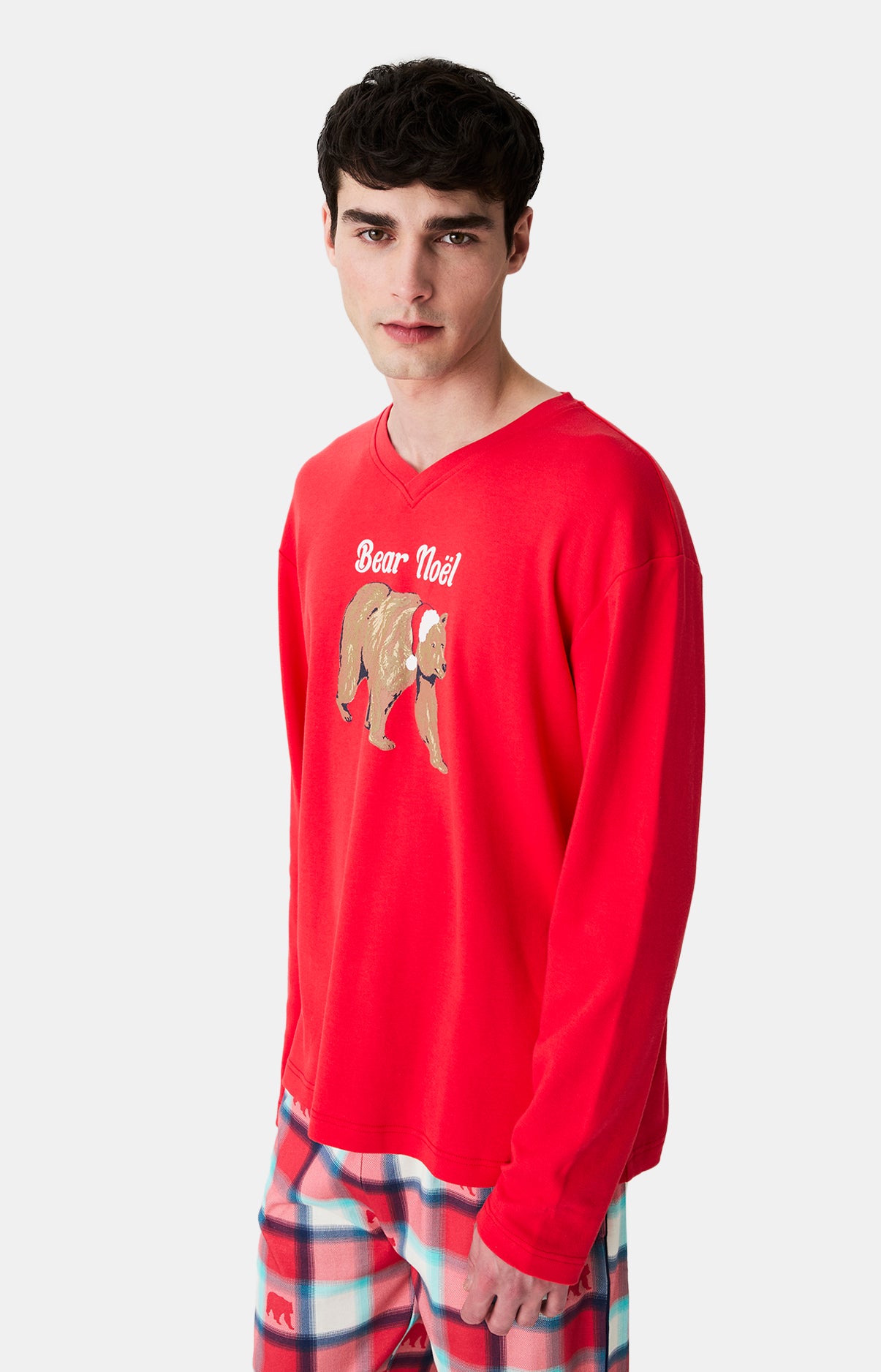 Pyjamas Homme Bear Noël ROUGE 4