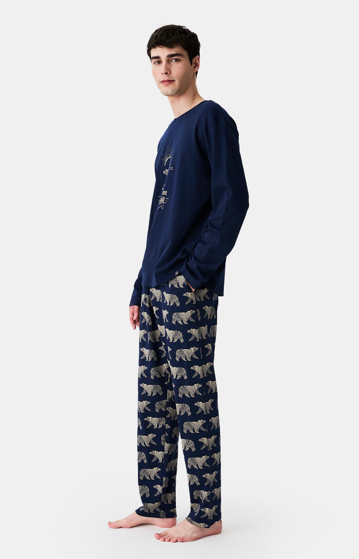 Pyjamas Homme Nuit Polaire MARINE 5
