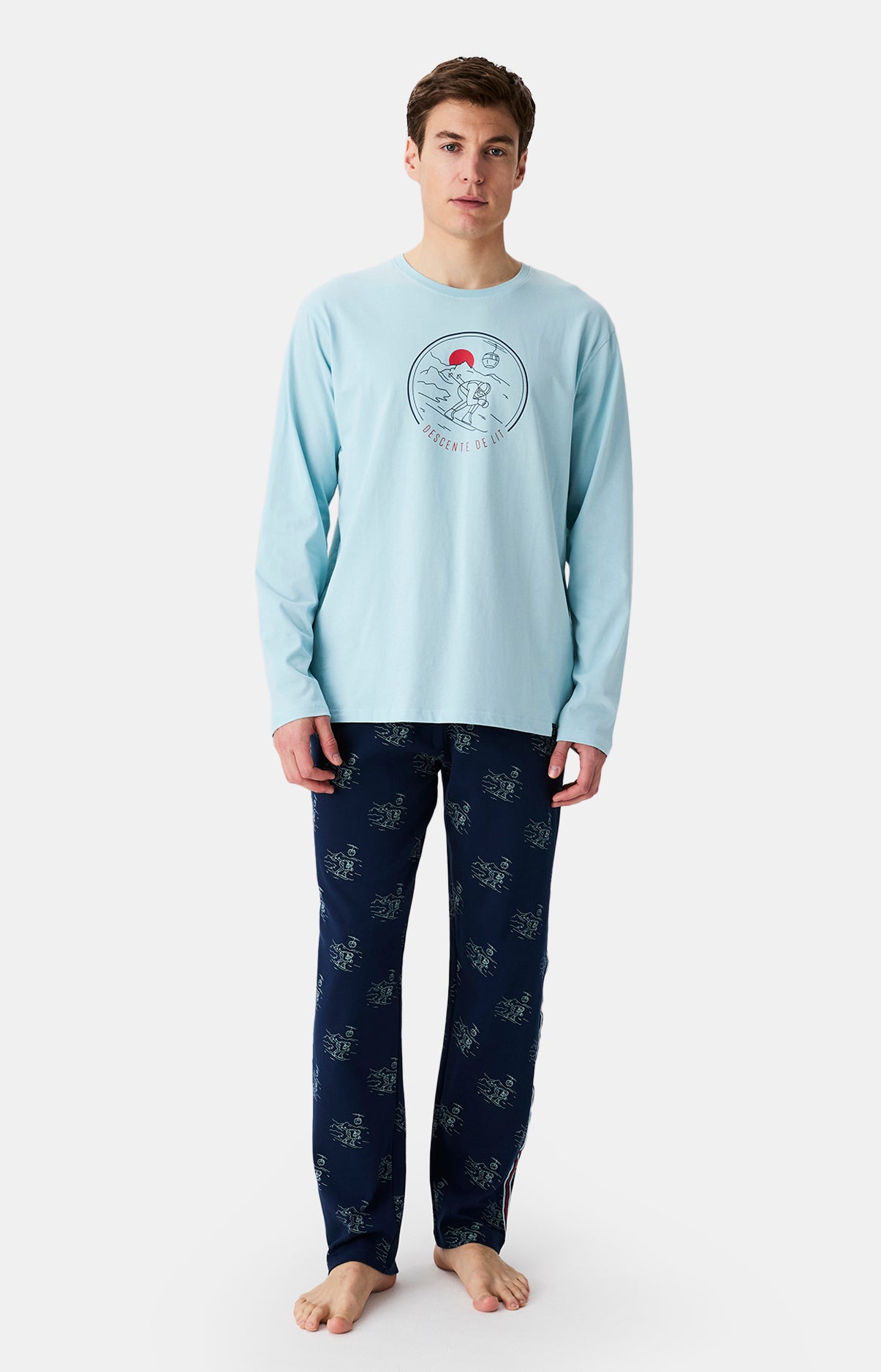 Pyjamas Homme Descente de lit MARINE 1