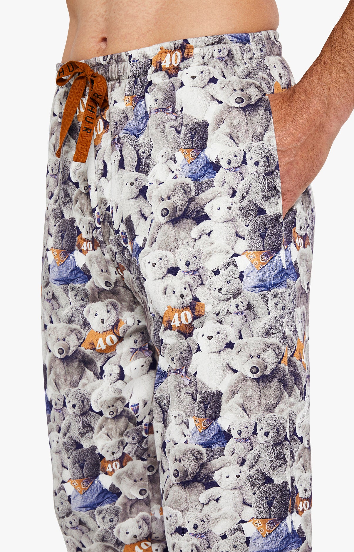 Pyjama long Homme Teddy 40 ans Beige et Marron 6