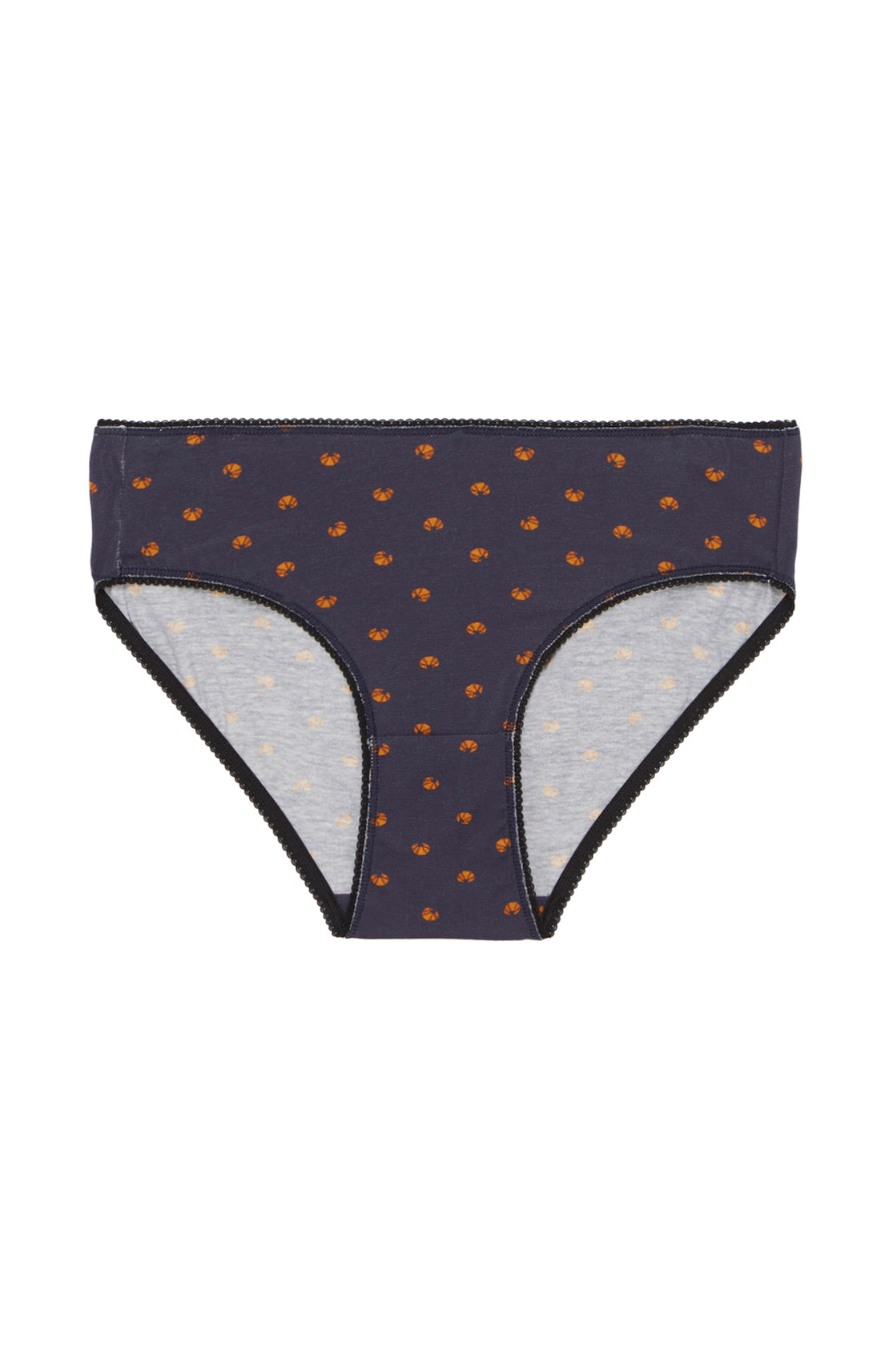 Culotte Femme Croissant Noir 3