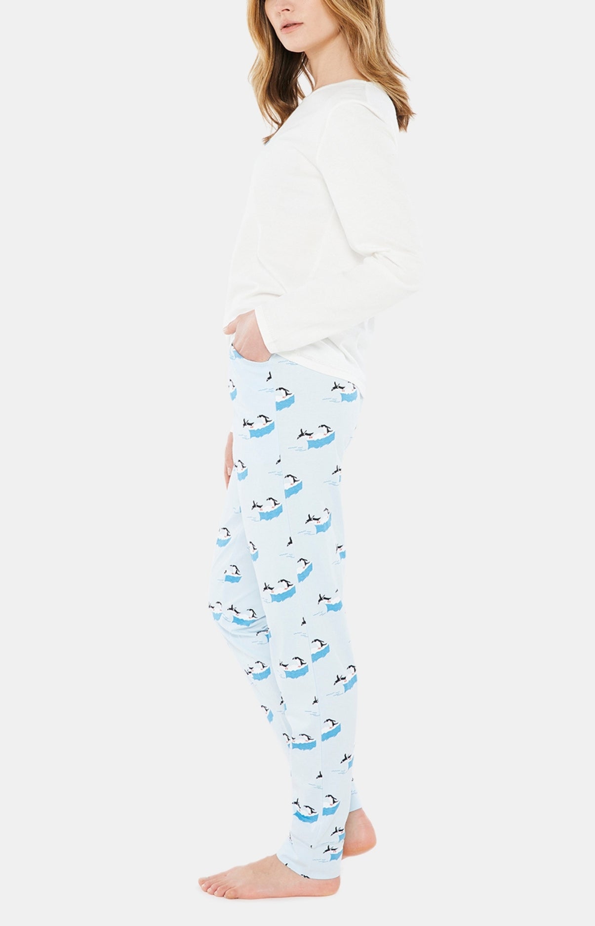 Pyjama long Femme Iceberg Gris 5