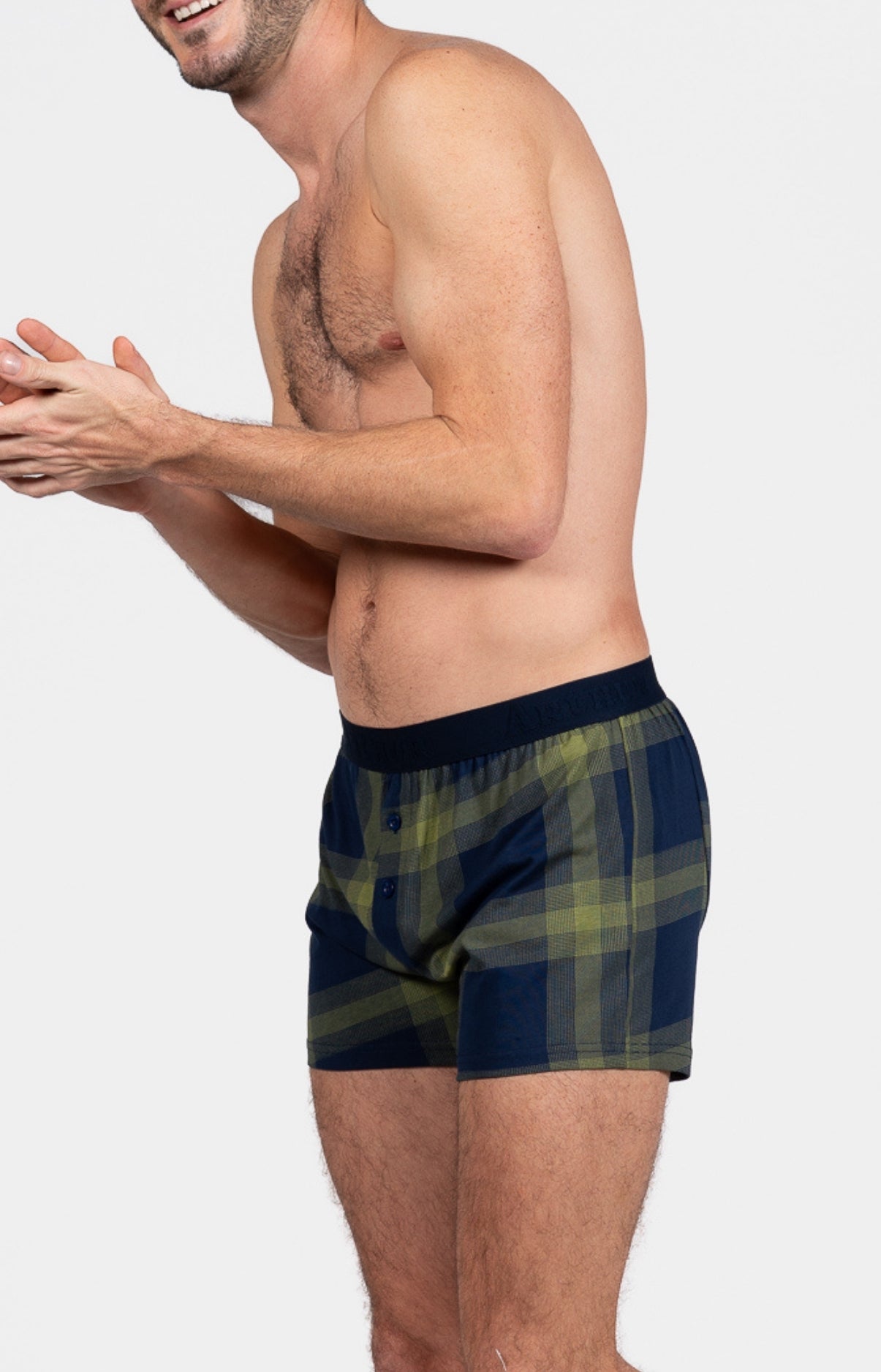 Boxer Homme flottant Nuit Marine 4