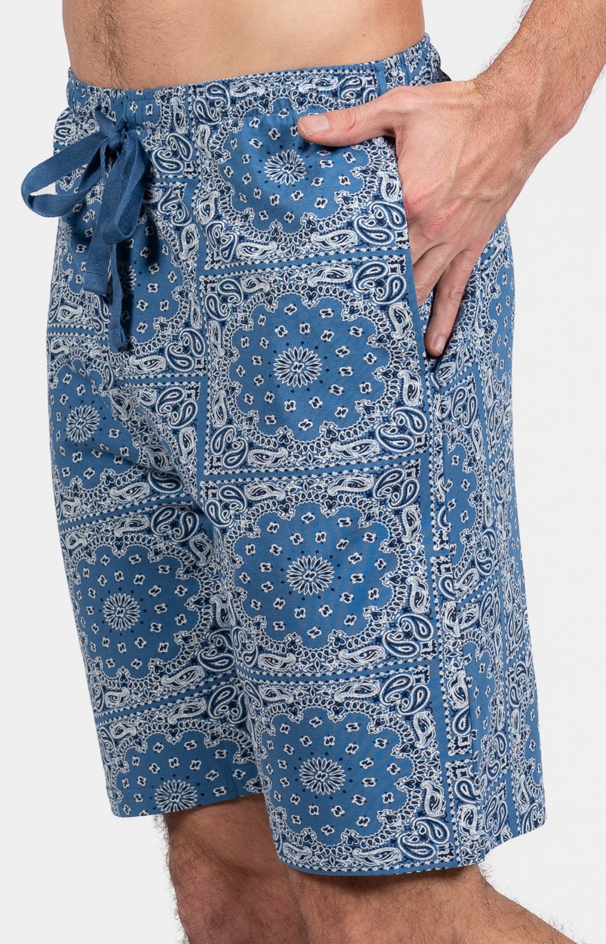 Pyjashort Homme Bandana Bleu 4