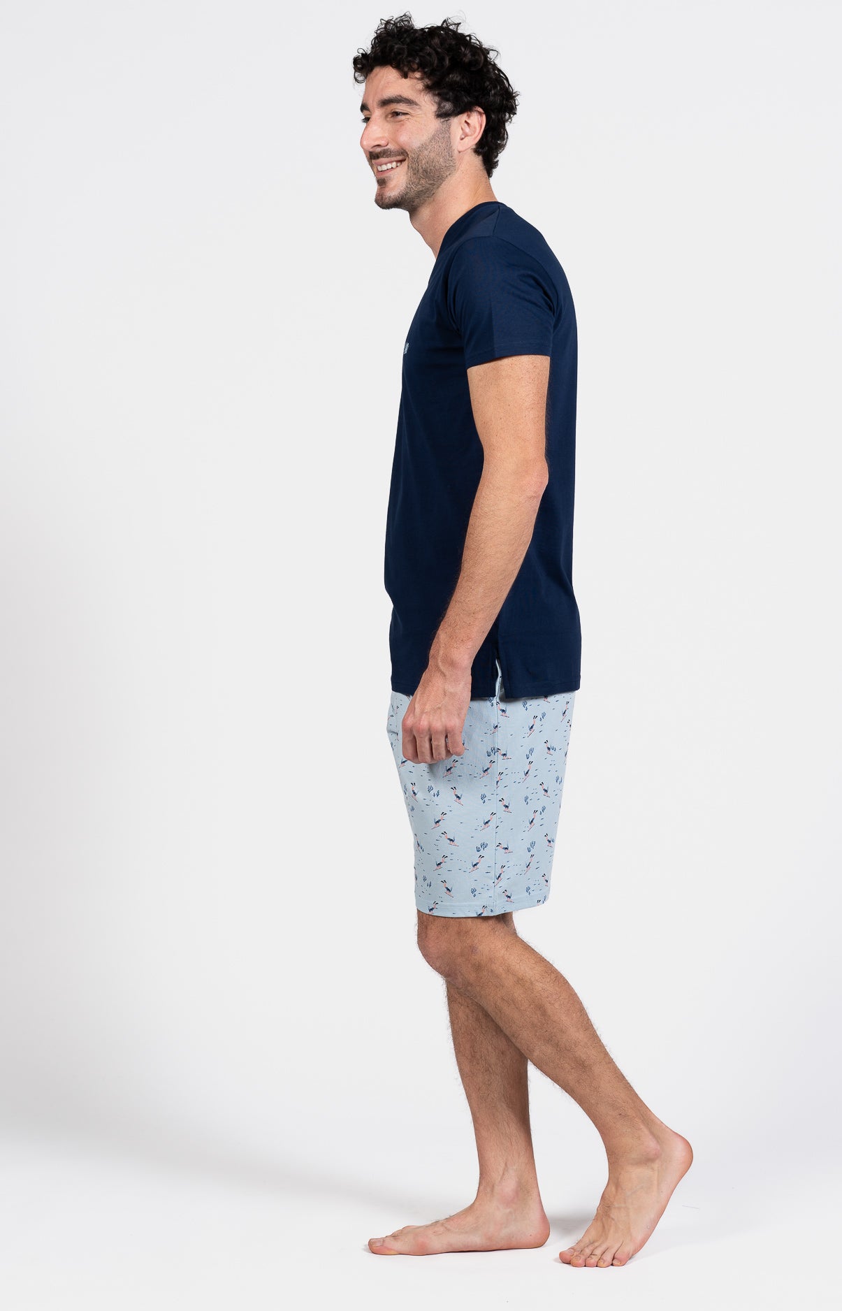 Pyjashort Plongeur Marine Homme 5