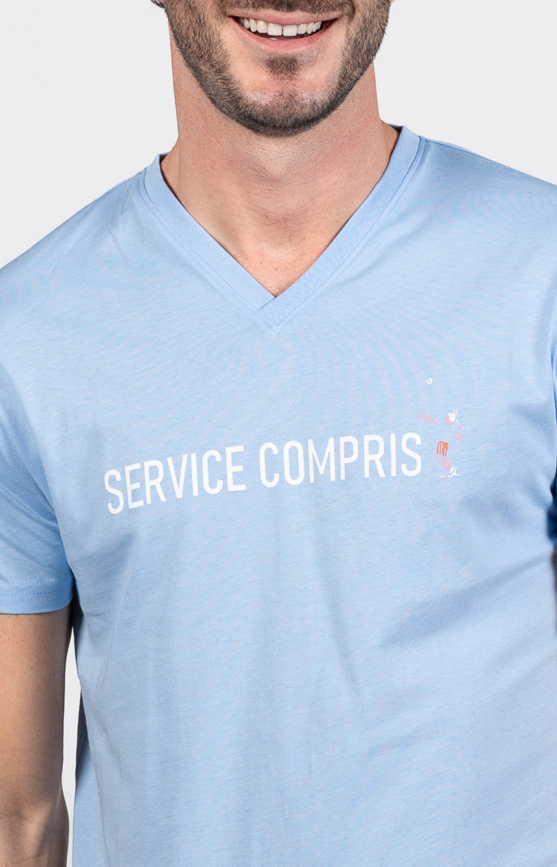 Pyjashort Homme Service Compris Bleu 2