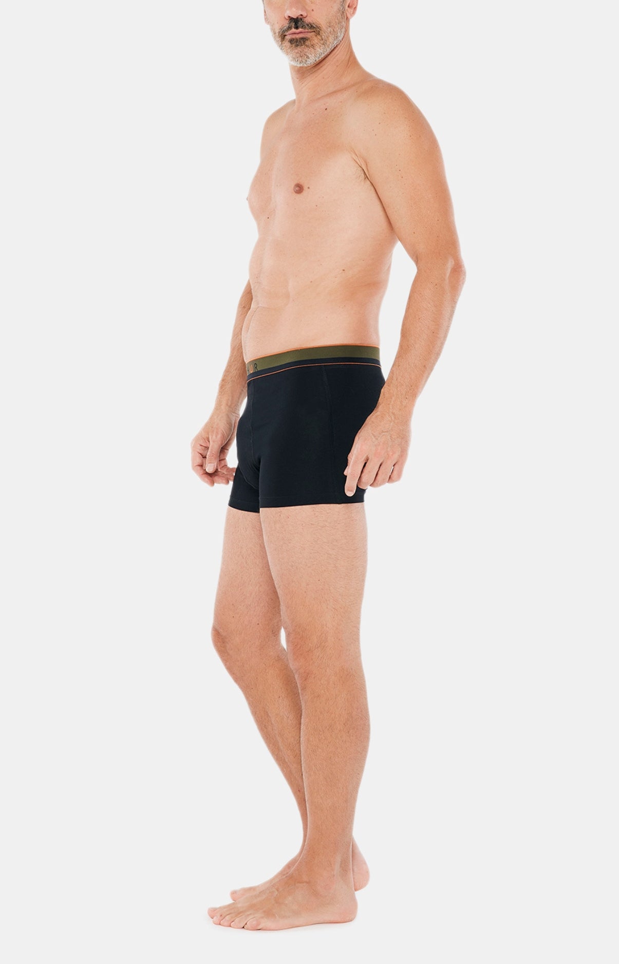 Boxer Slippé Homme Coton Noir 5