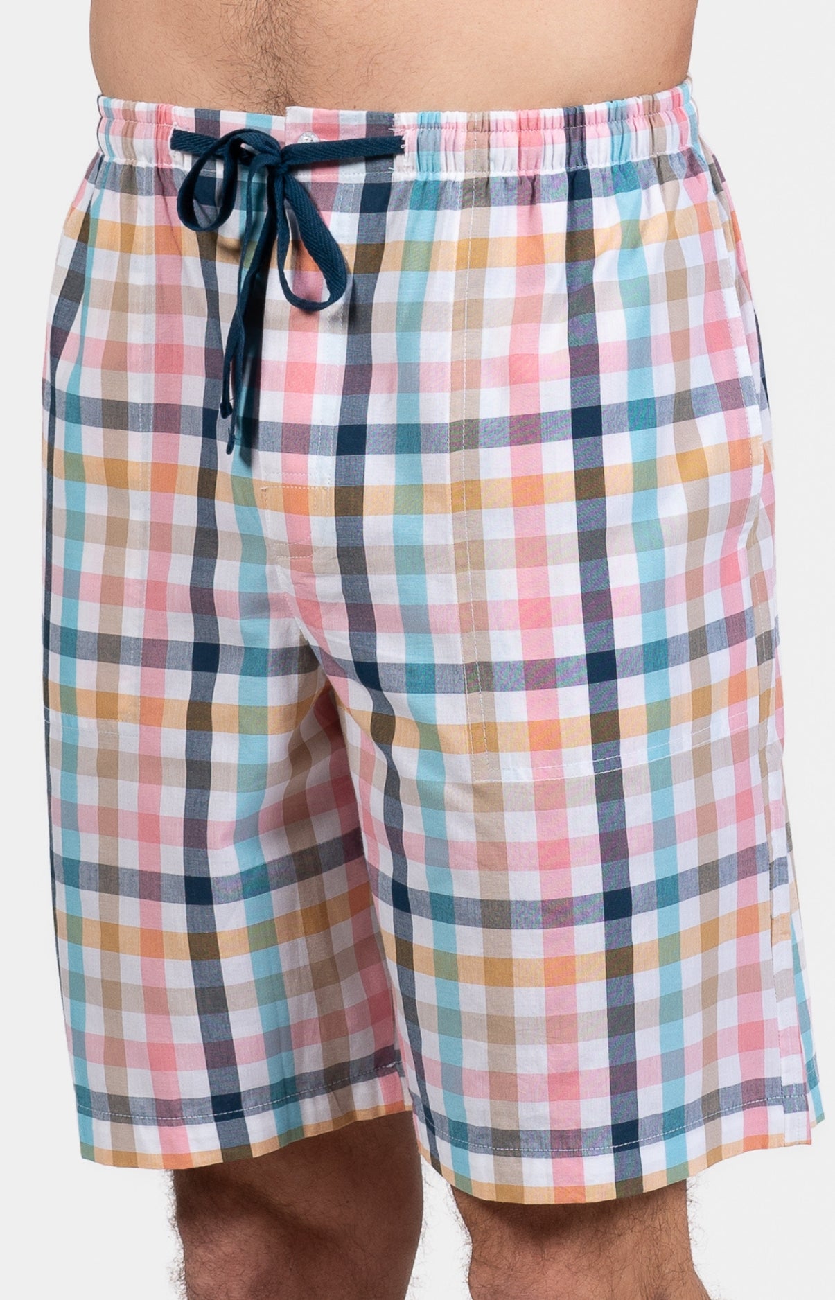 Pyjashort Homme Criston Rose et Bleu 4