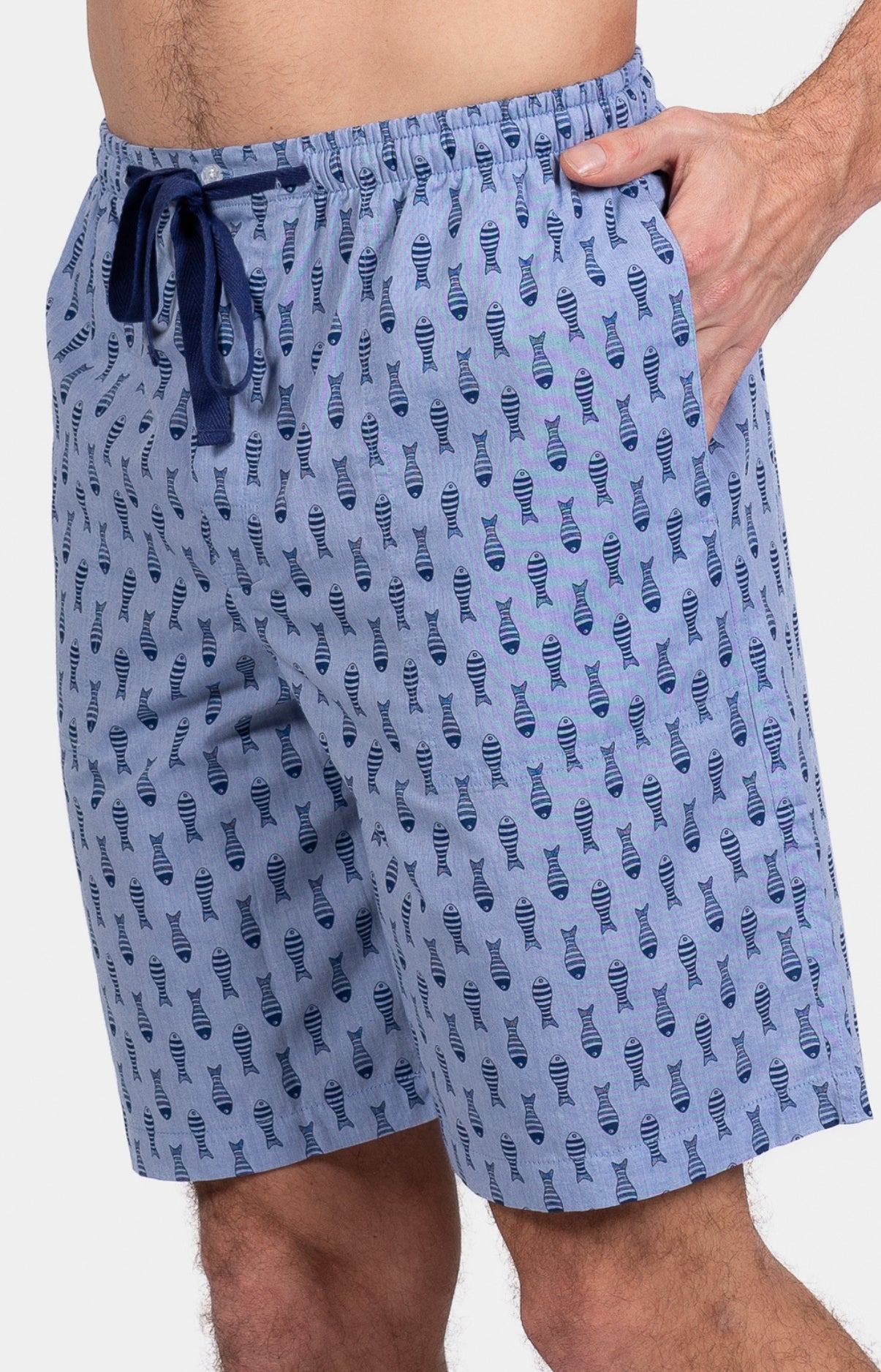 Pyjashort Homme Fish Marine 4