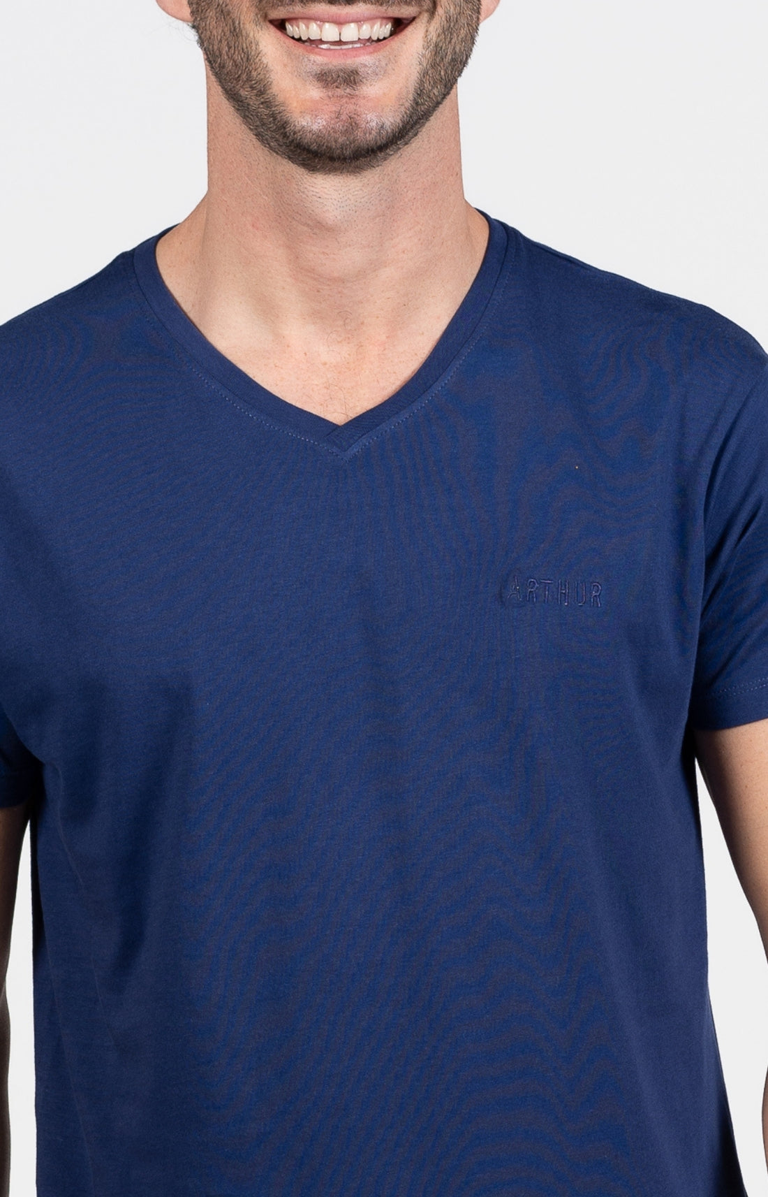 Pyjashort Homme Pois Marine et Bleu 2