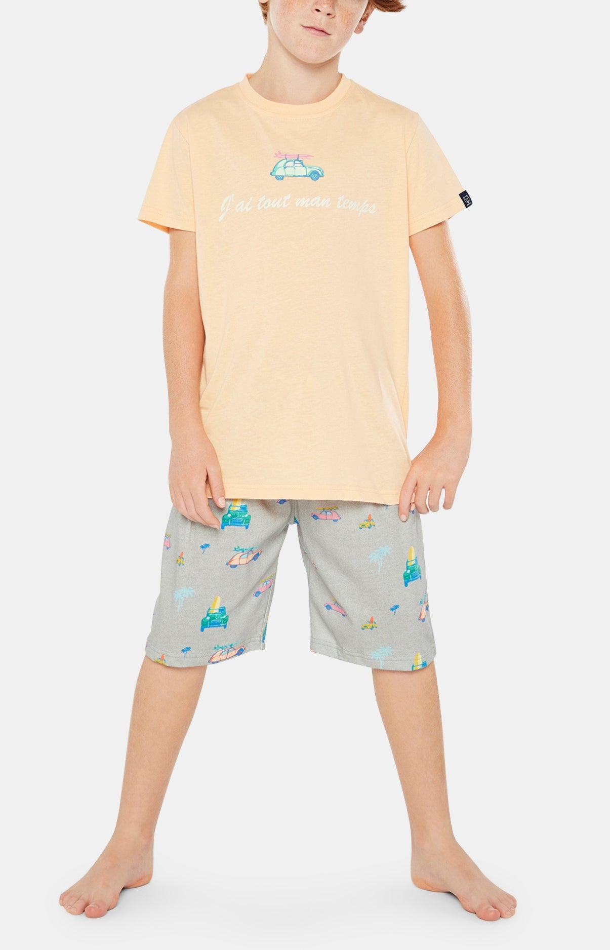Pyjashort Enfant 2CV Gris 4